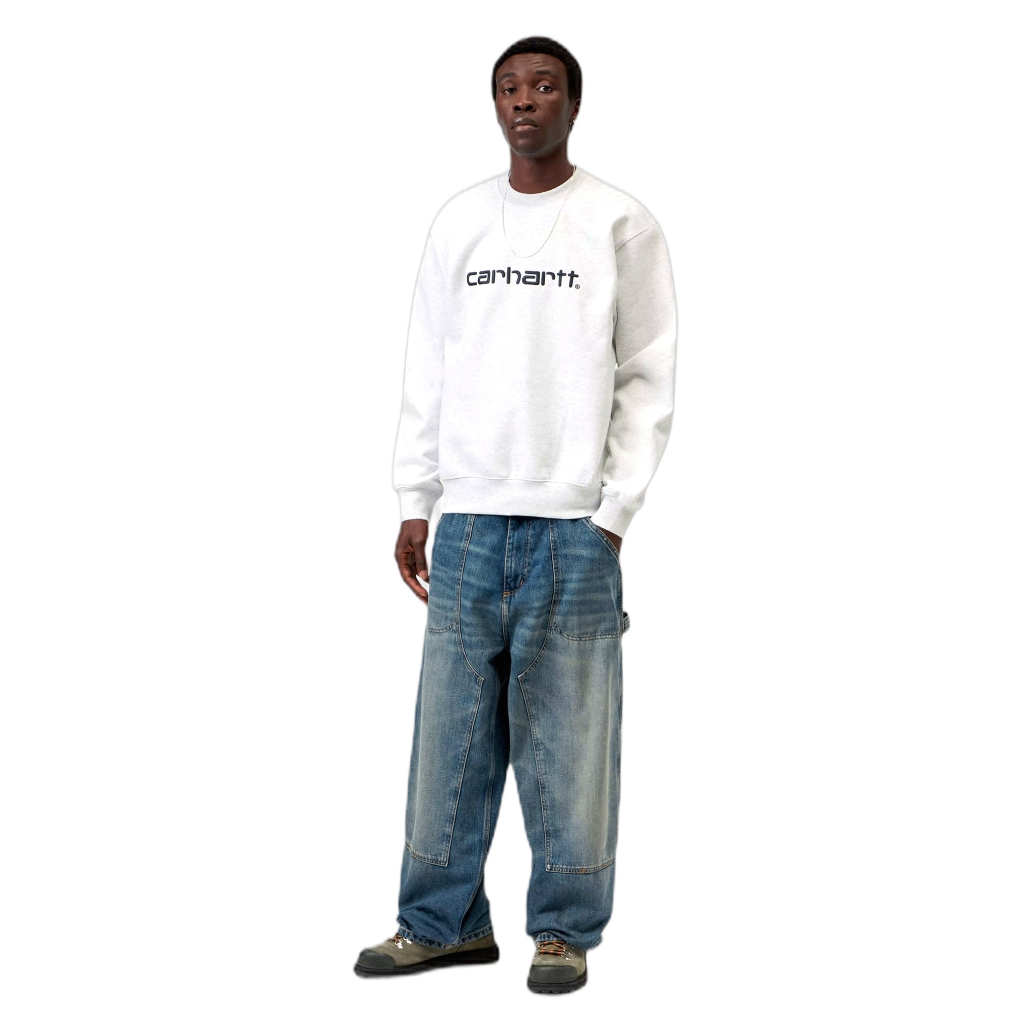 phenol Carhartt Wip carhartt sweat - ash heather / graphite