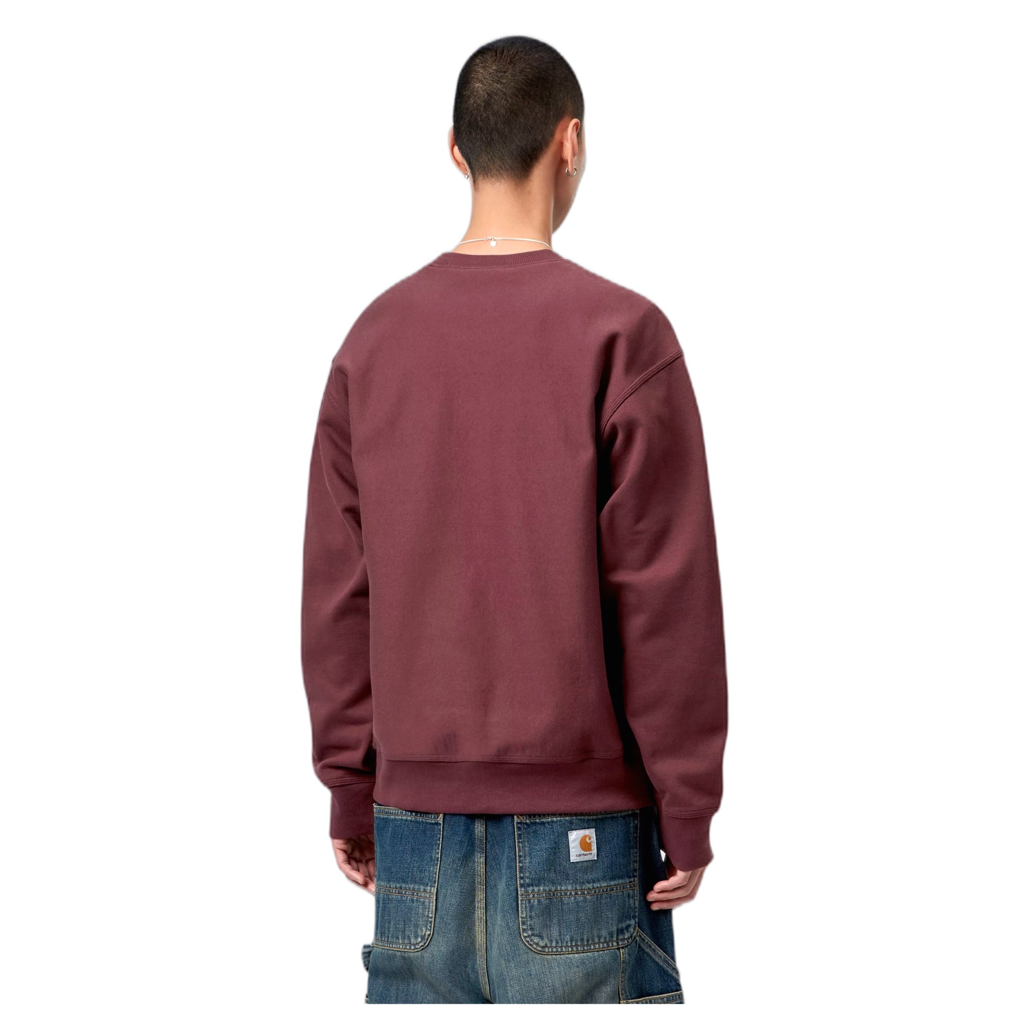 fenol Carhartt Wip sudadera de guion americano - amarone
