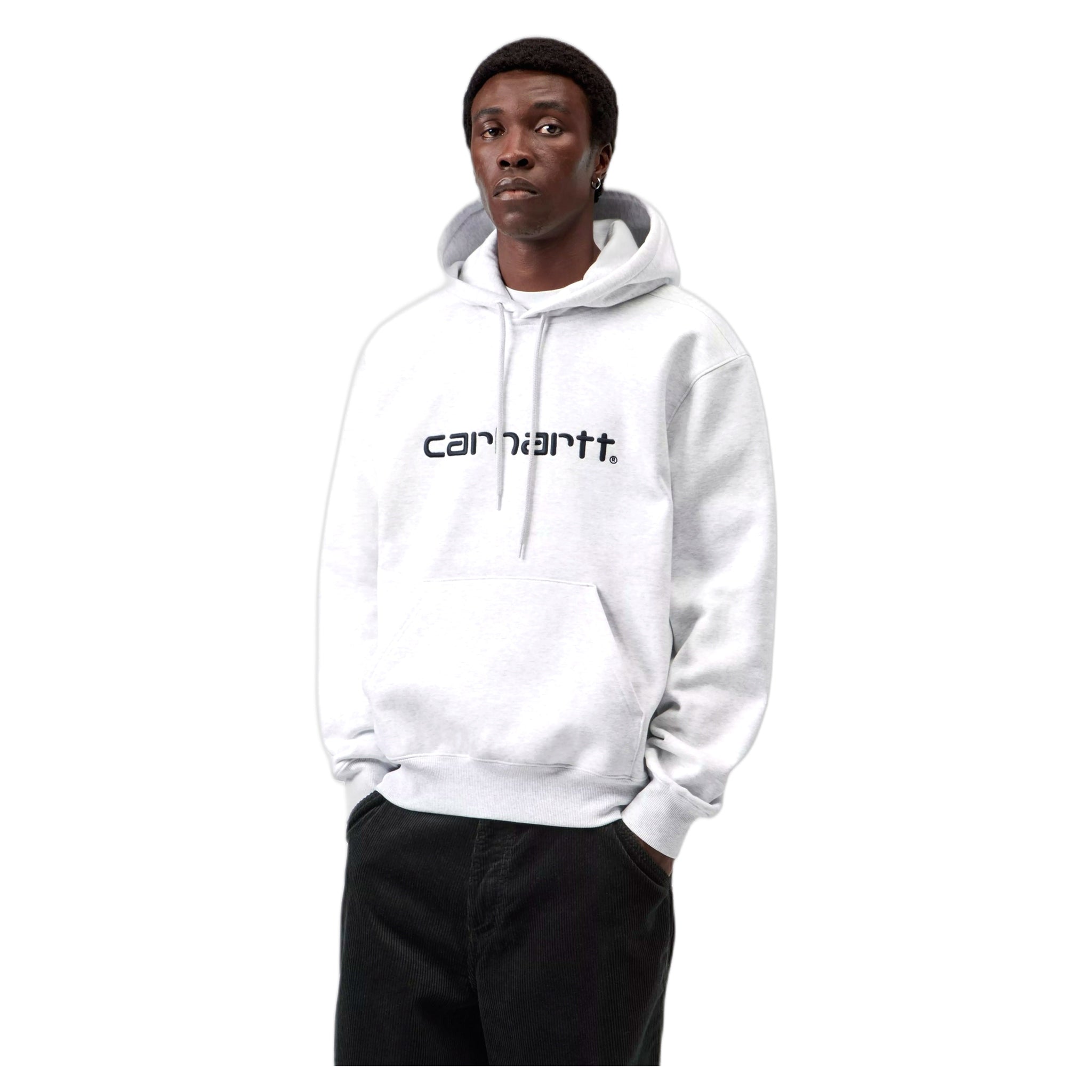 fenol Carhartt Wip sudor de carhartt encapuchado - calentador de ceniza / grafito
