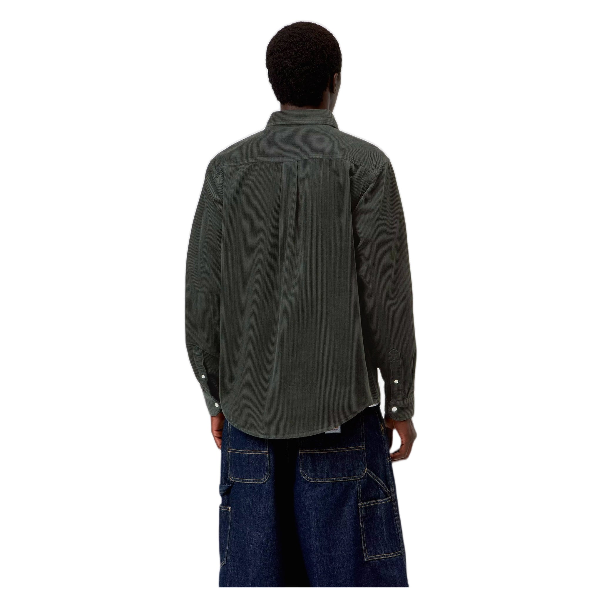Camiseta Carhartt Wip l/s madison cordón camisa - raven