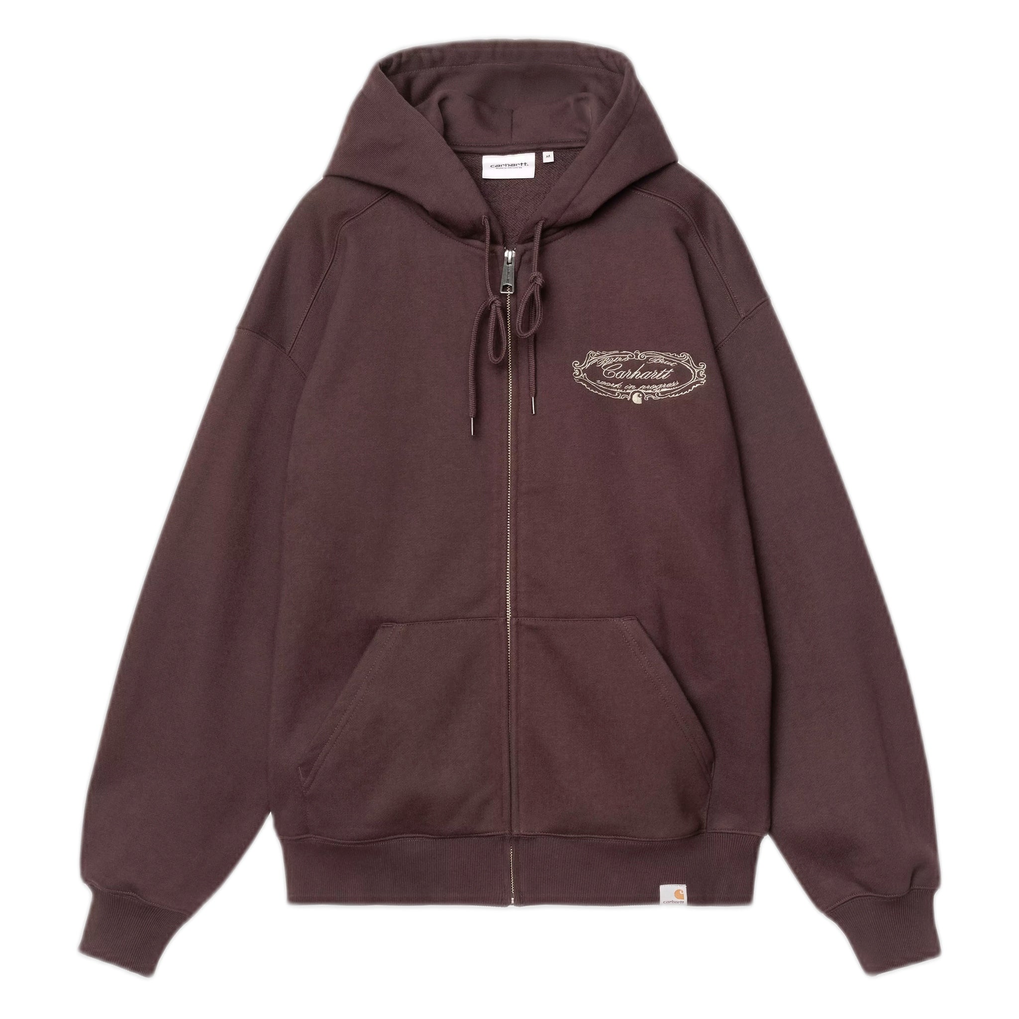 fenol Carhartt Wip chaqueta con capucha chez - palisander gris /