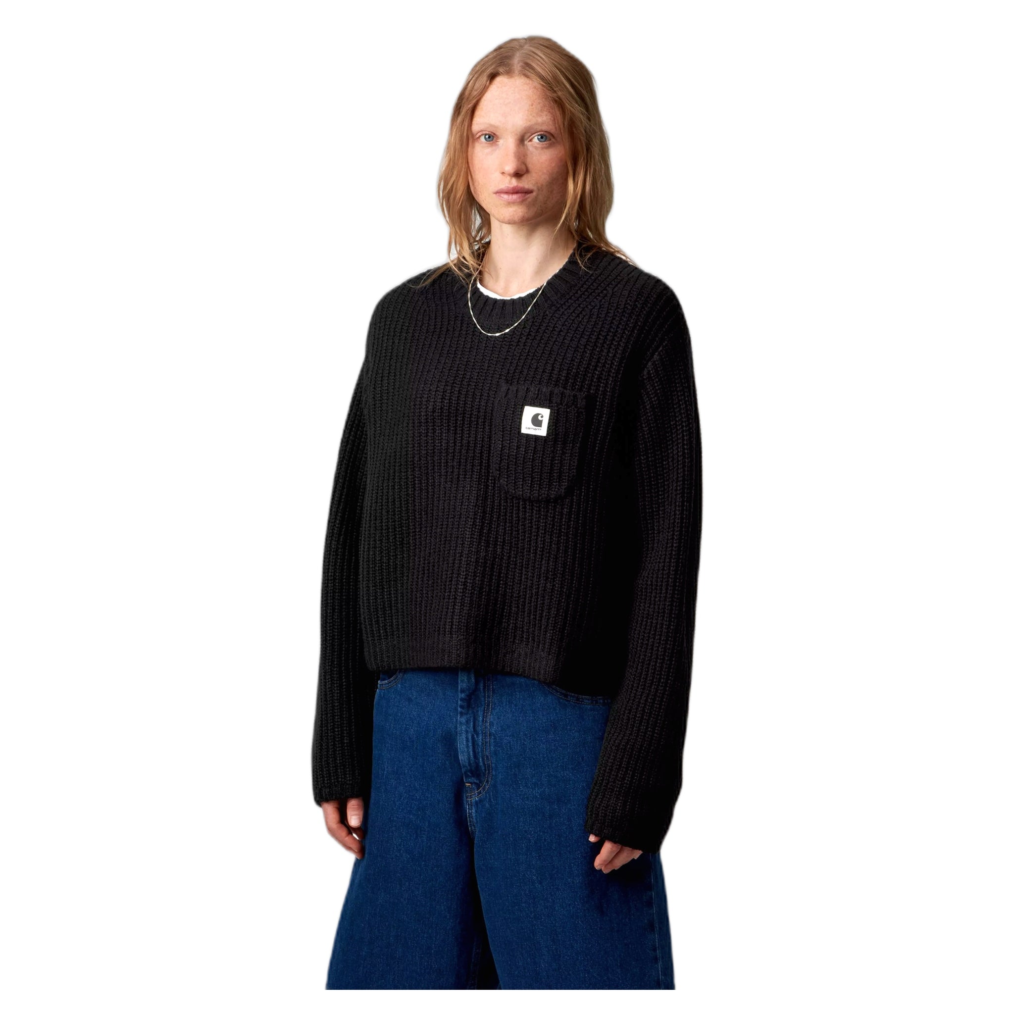 sweater Carhartt Wip w' aim sweater - black