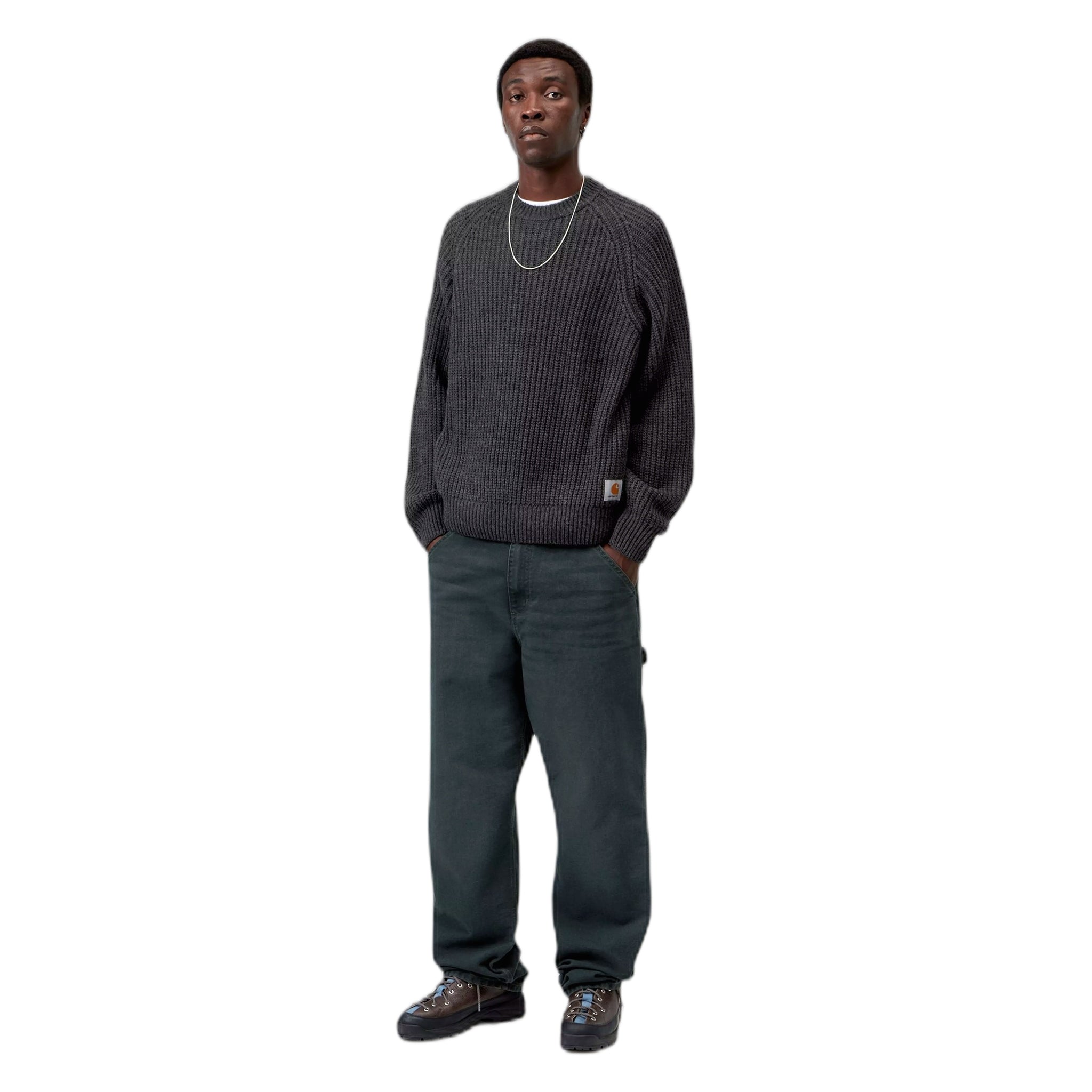 jersey Carhartt Wip suéter de tierra - hollín