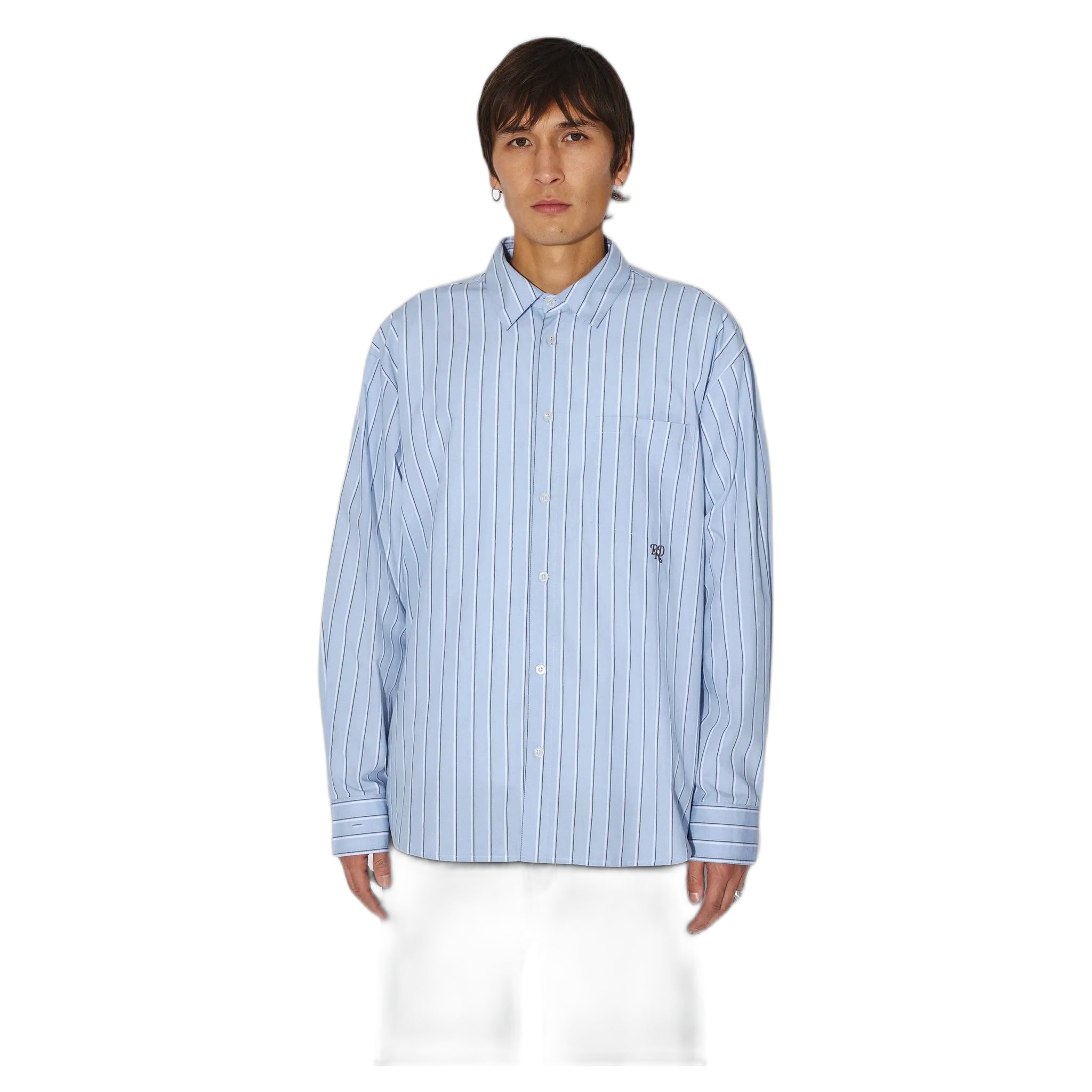 camicia dr.denim wes shirt - blue stripe