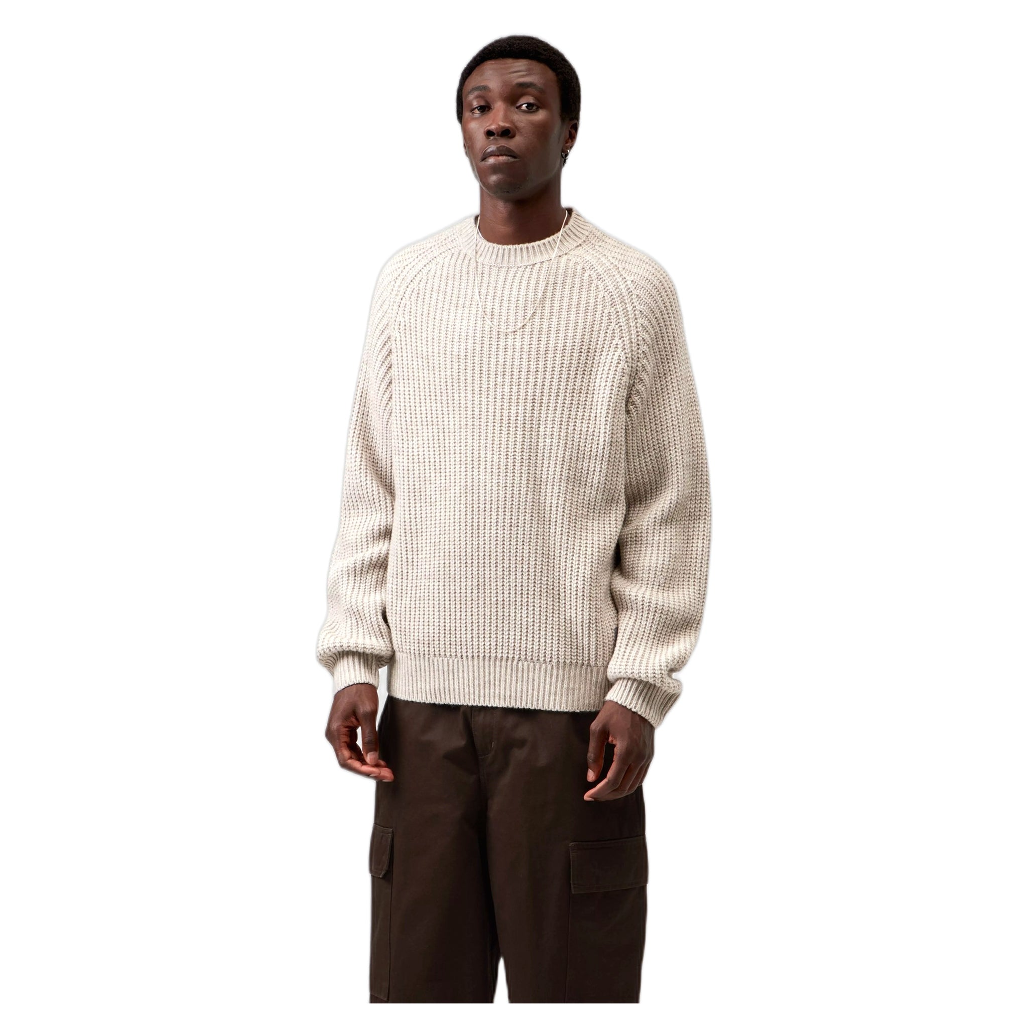 maglione carhartt wip firth sweater- fleur de sel