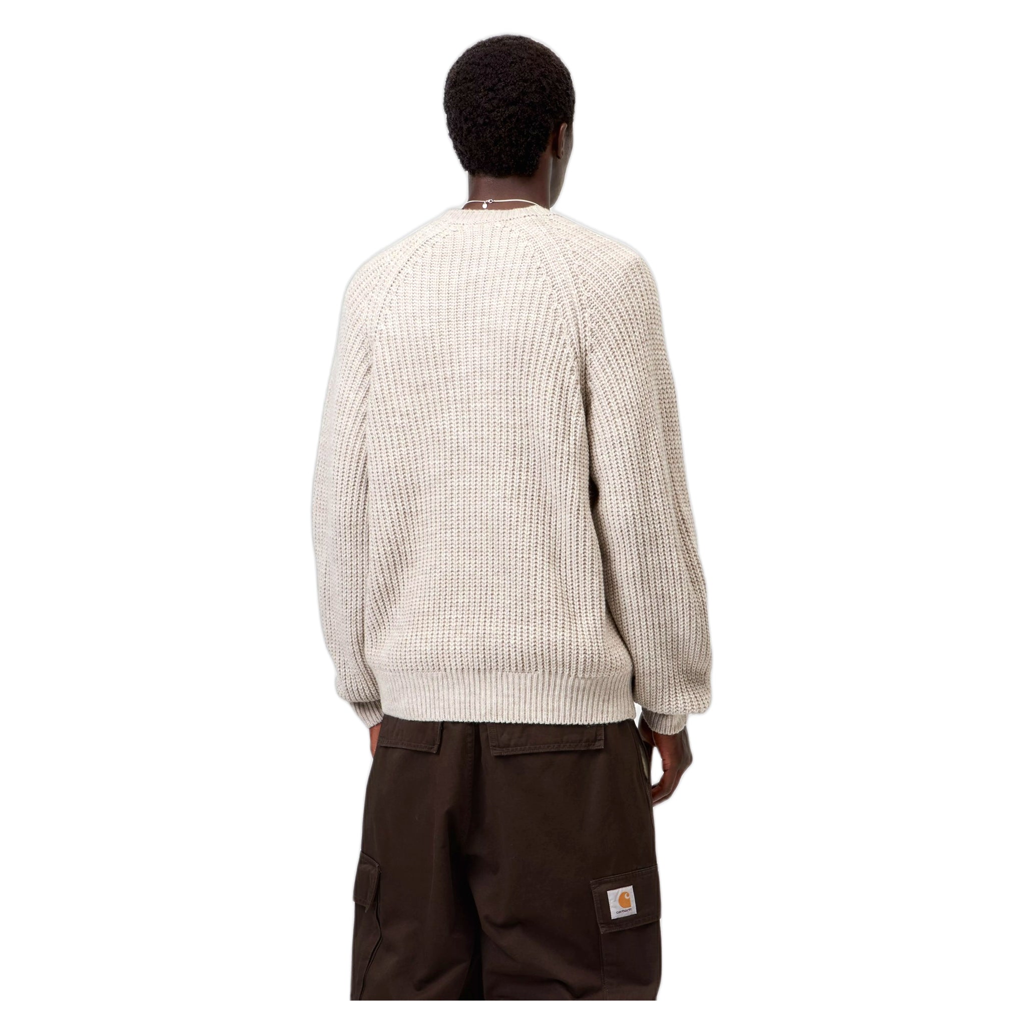 maglione carhartt wip firth sweater- fleur de sel