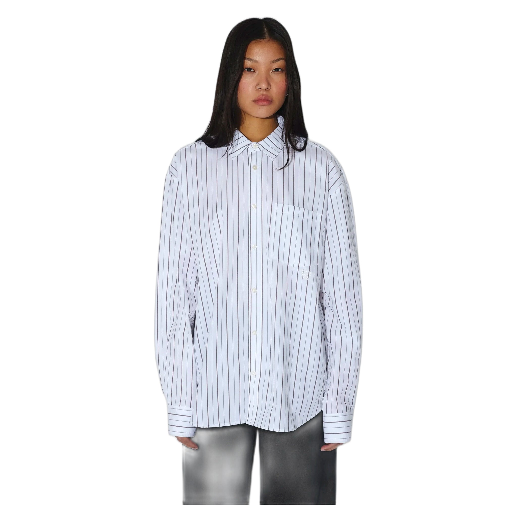Hemd dr.denim wes Hemd - ecru tan stripe