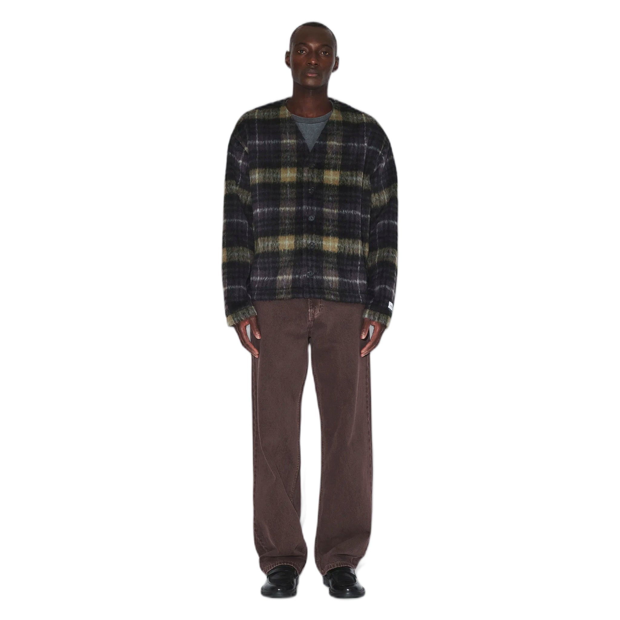 cardigan dr.denim julian cardigan - black olive check