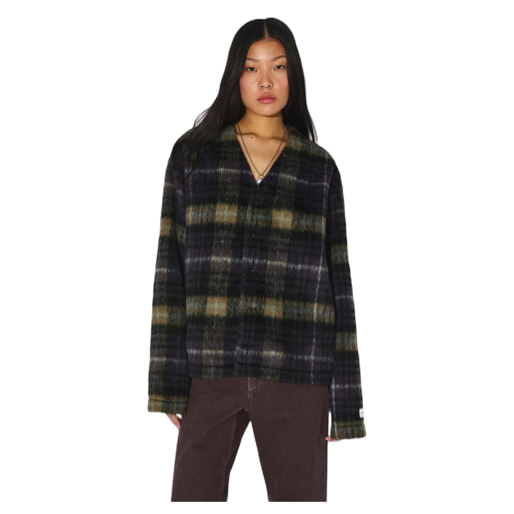 cardigan dr.denim julian cardigan - black olive check
