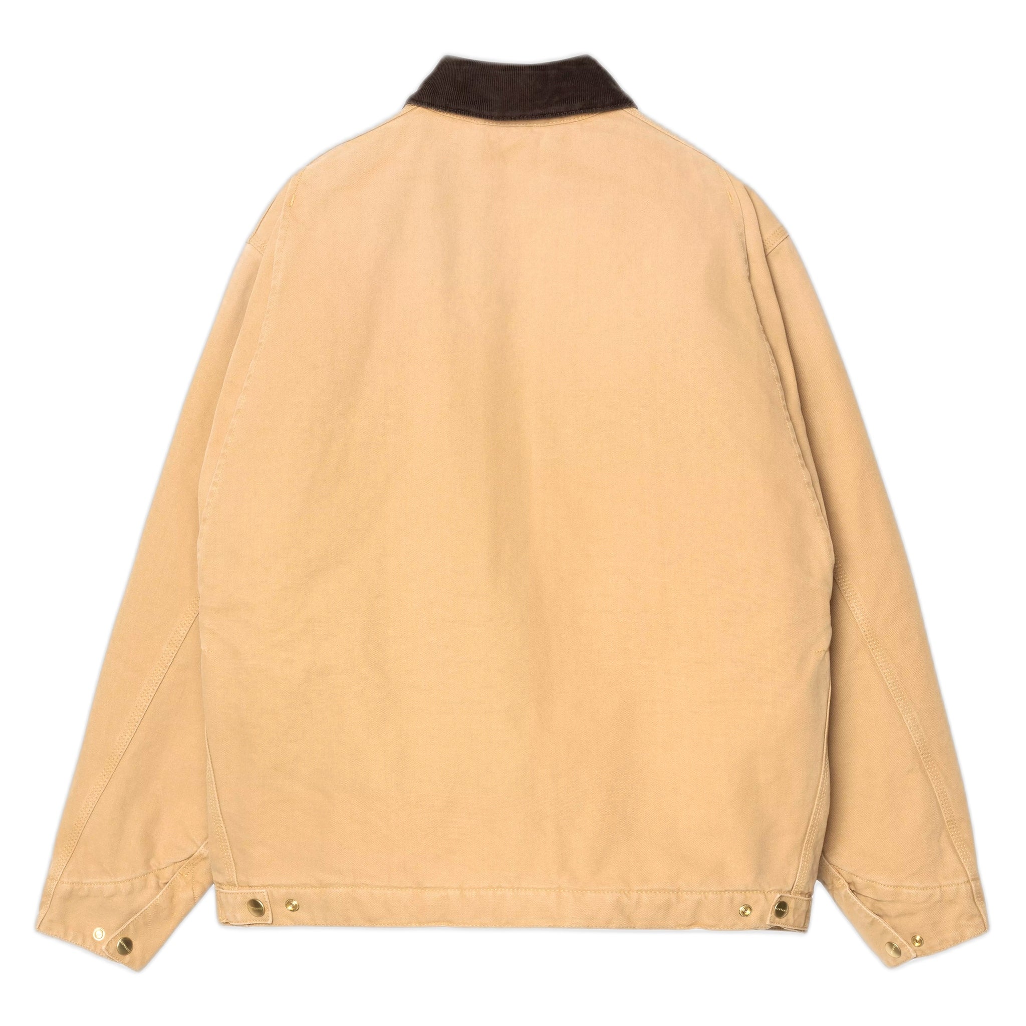 giacca carhartt wip og detroit jacket - wip dusty brown / tobacco stone canvas