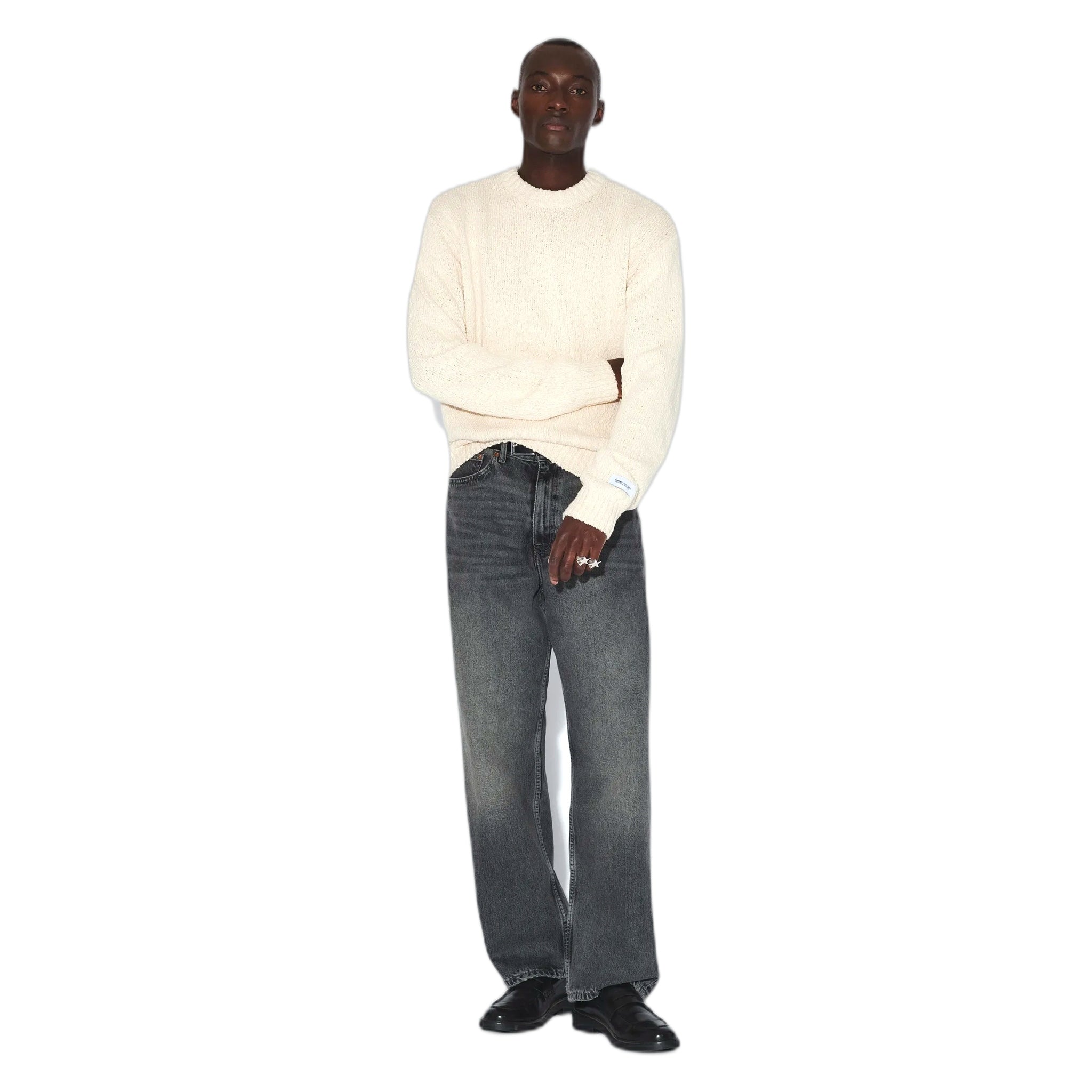 maglione dr.denim mic sweater - ecru