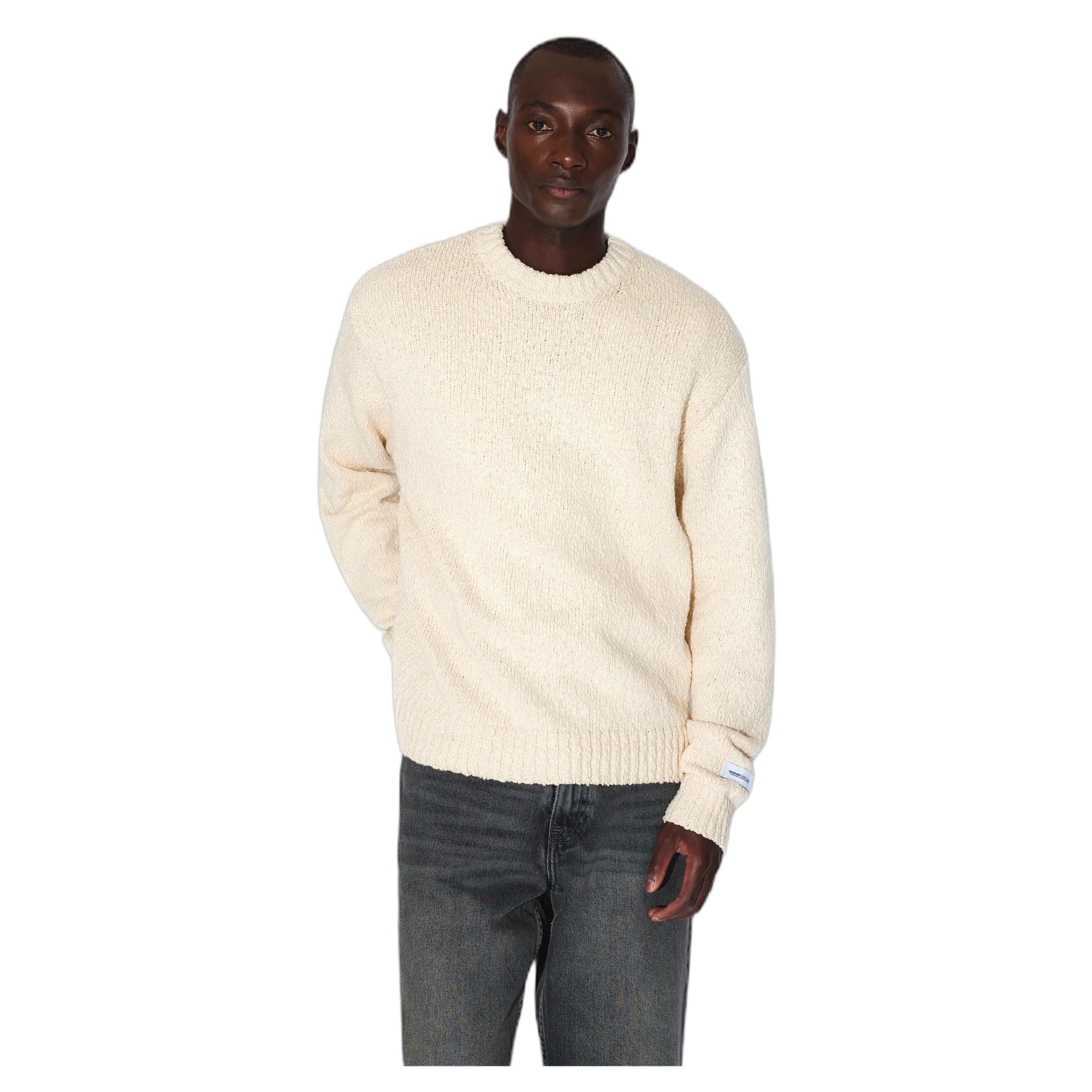 maglione dr.denim mic sweater - ecru