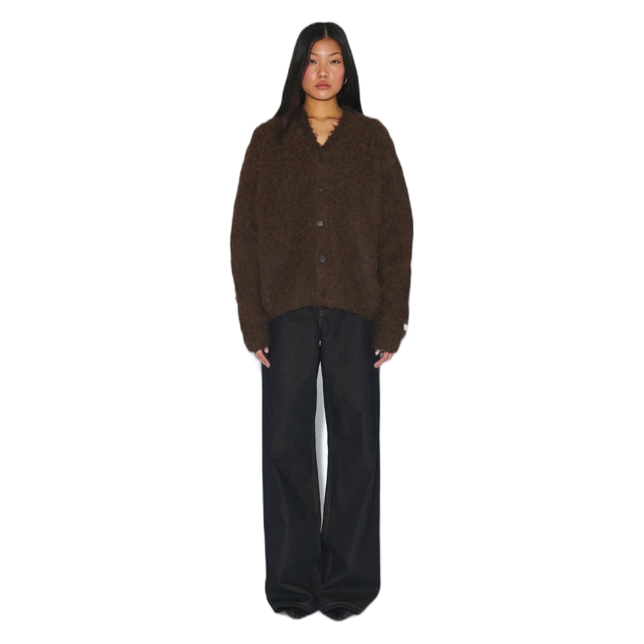 cardigan dig f cardigan - brown