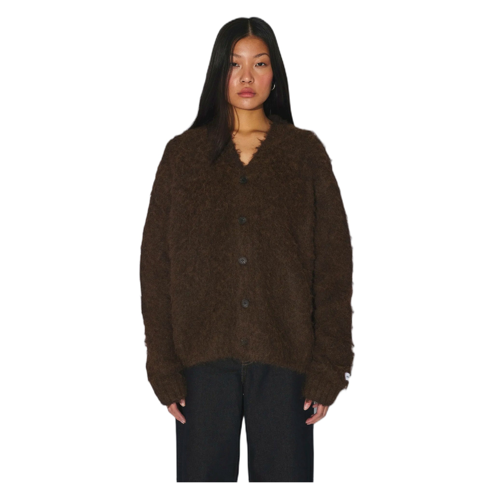 cardigan dig f cardigan - brown