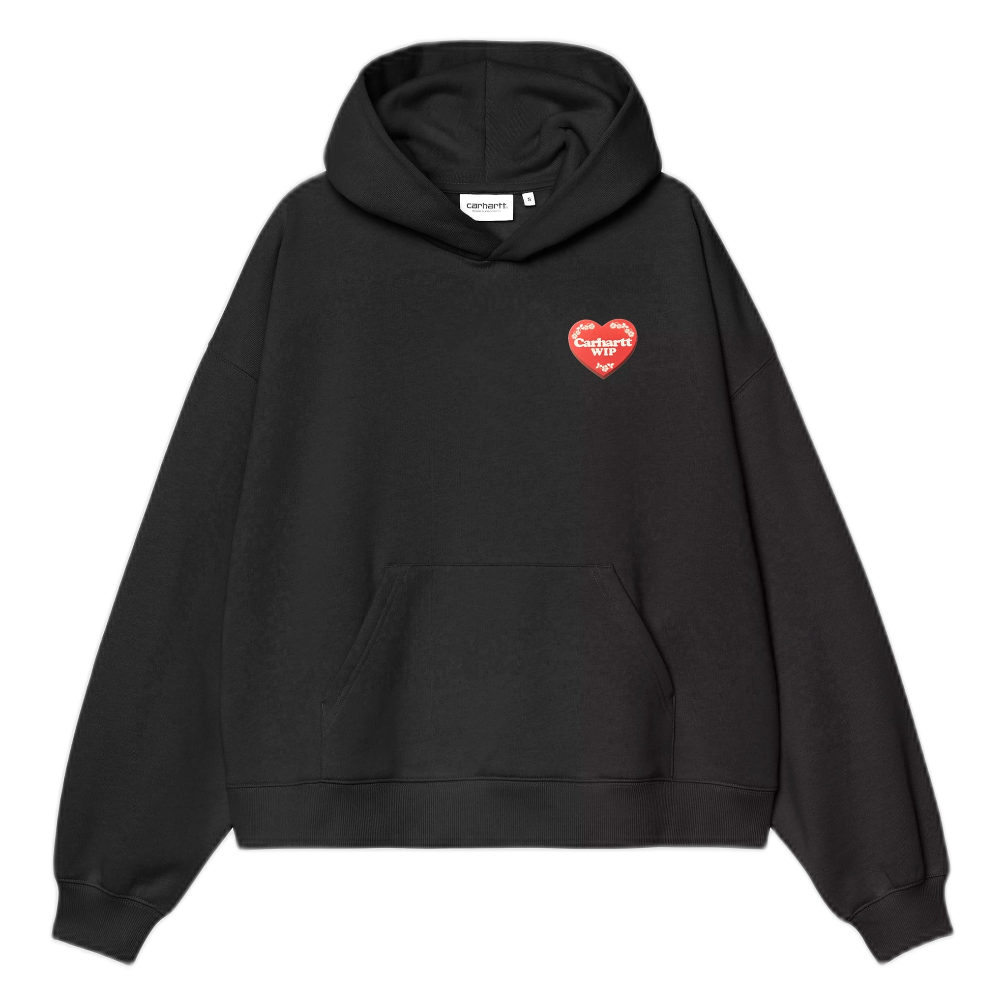 fenol Carhartt Wip w' sudor de la caja del sombrero encapuchado - negro
