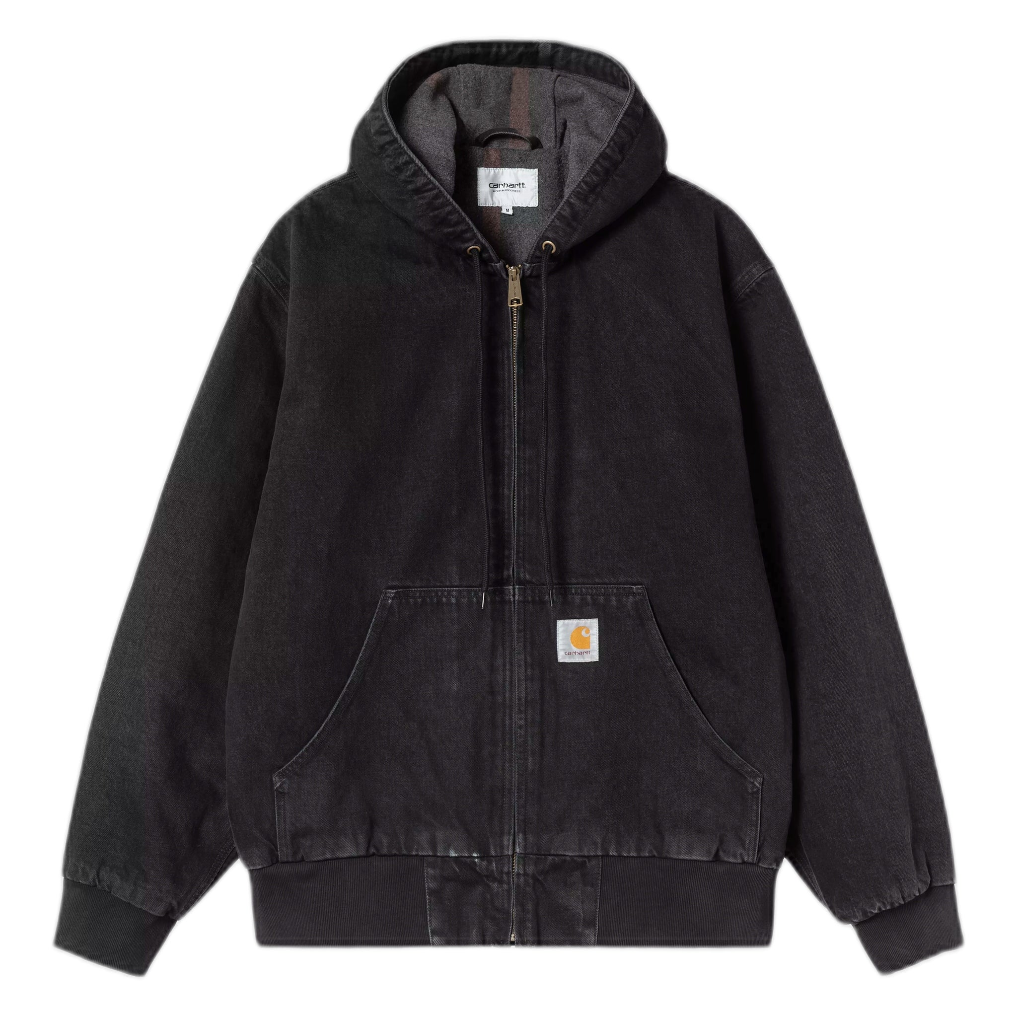 jacket Carhartt Wip og active jacket - black stone washed