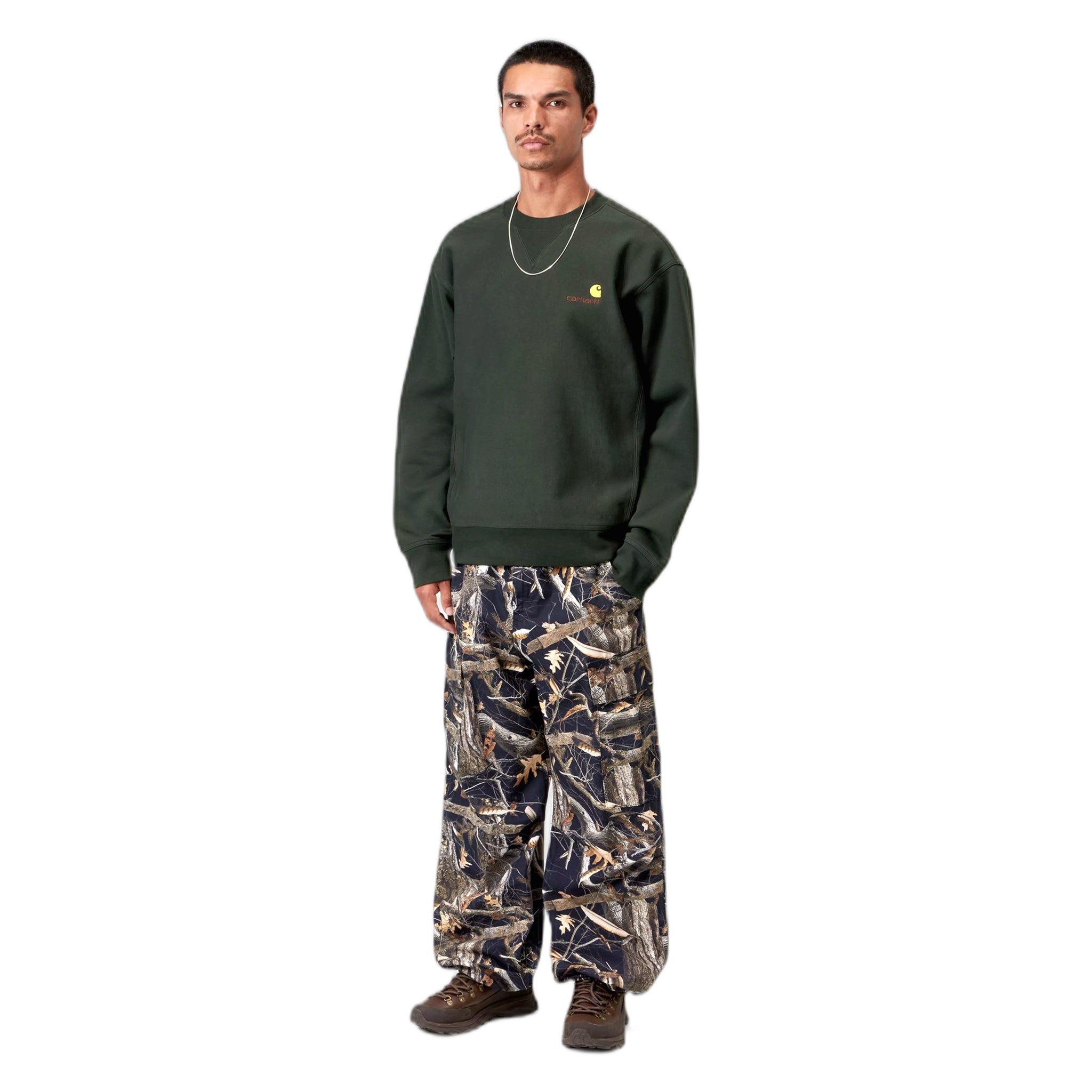 fenol Carhartt Wip sudadera de guion americano - raven