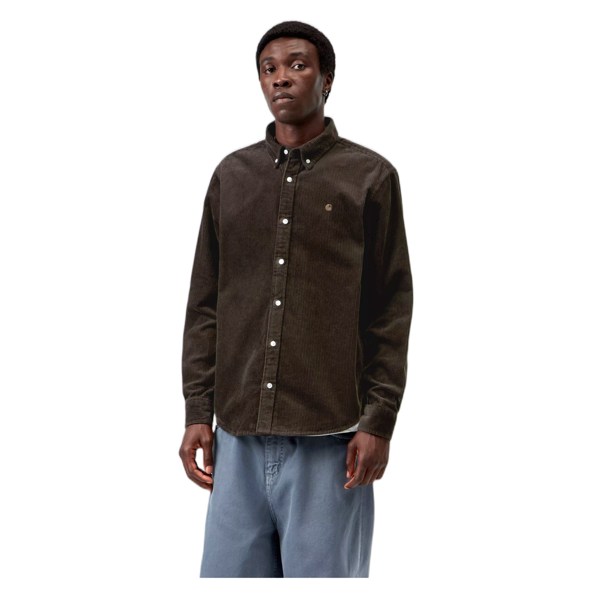 Camiseta Carhartt Wip I/s madison cordón camisa - tabaco