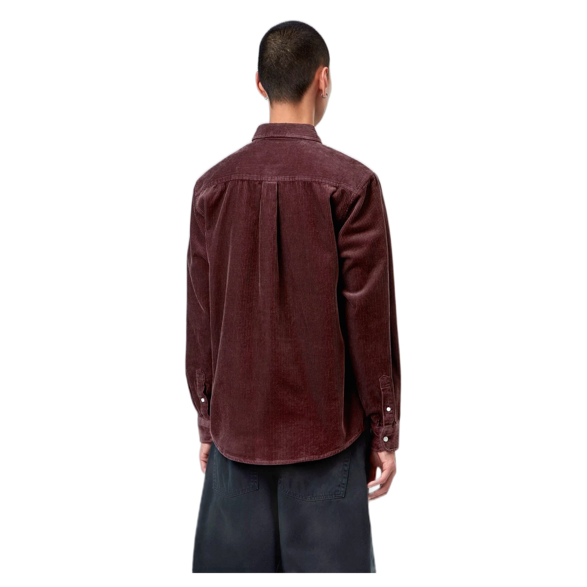Camiseta Carhartt Wip l/s madison cordón camisa - amarone