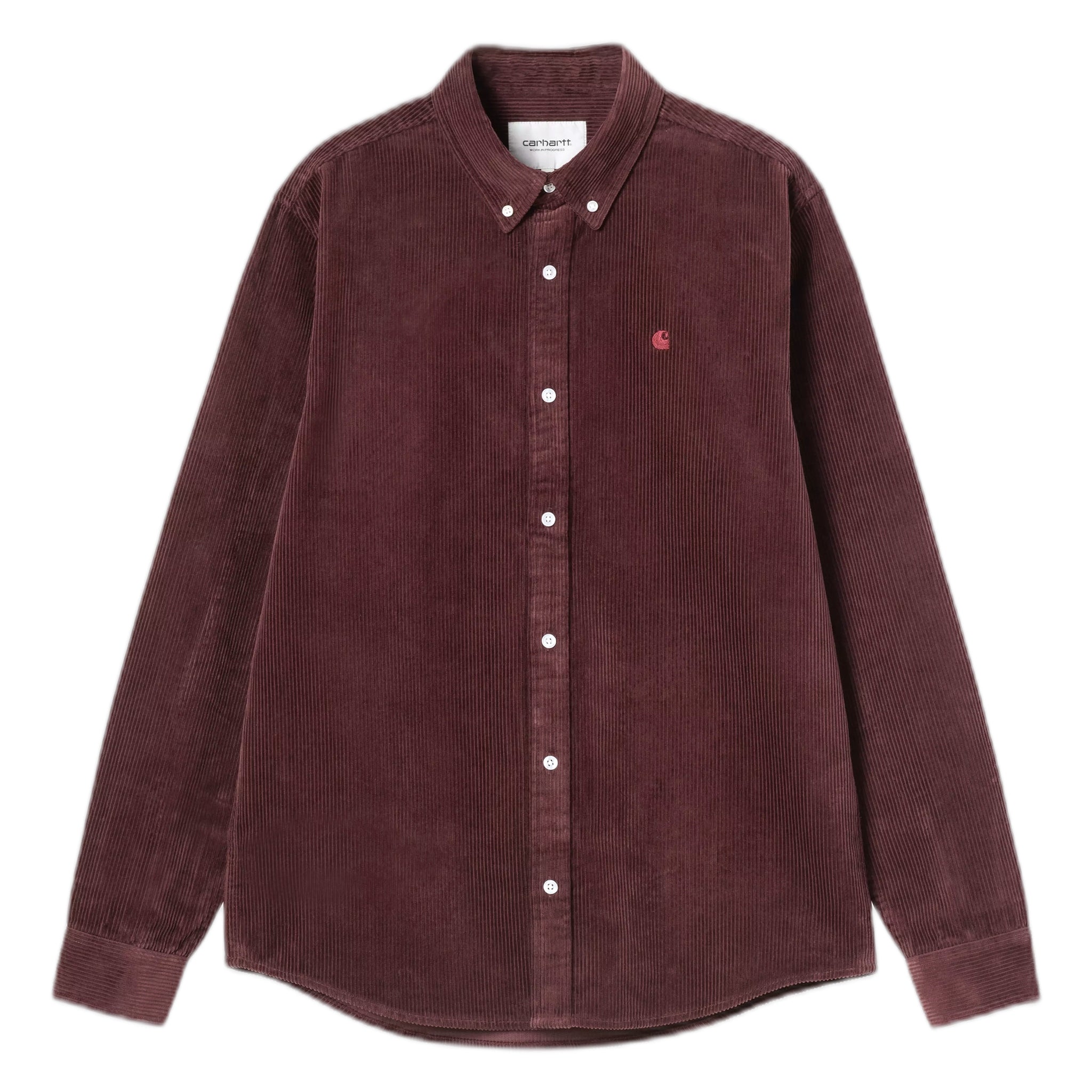 Camiseta Carhartt Wip l/s madison cordón camisa - amarone