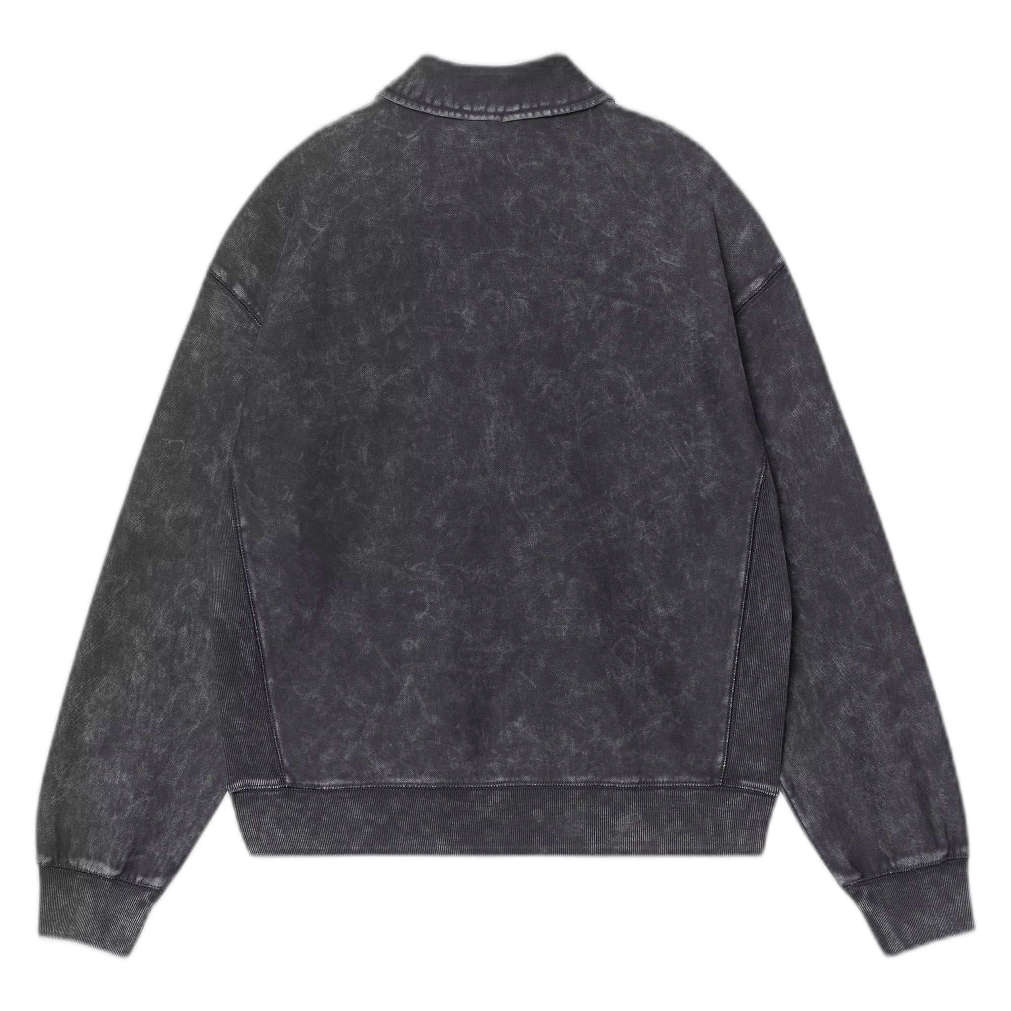 phenol Carhartt Wip lambert polo sweater - black moon wash