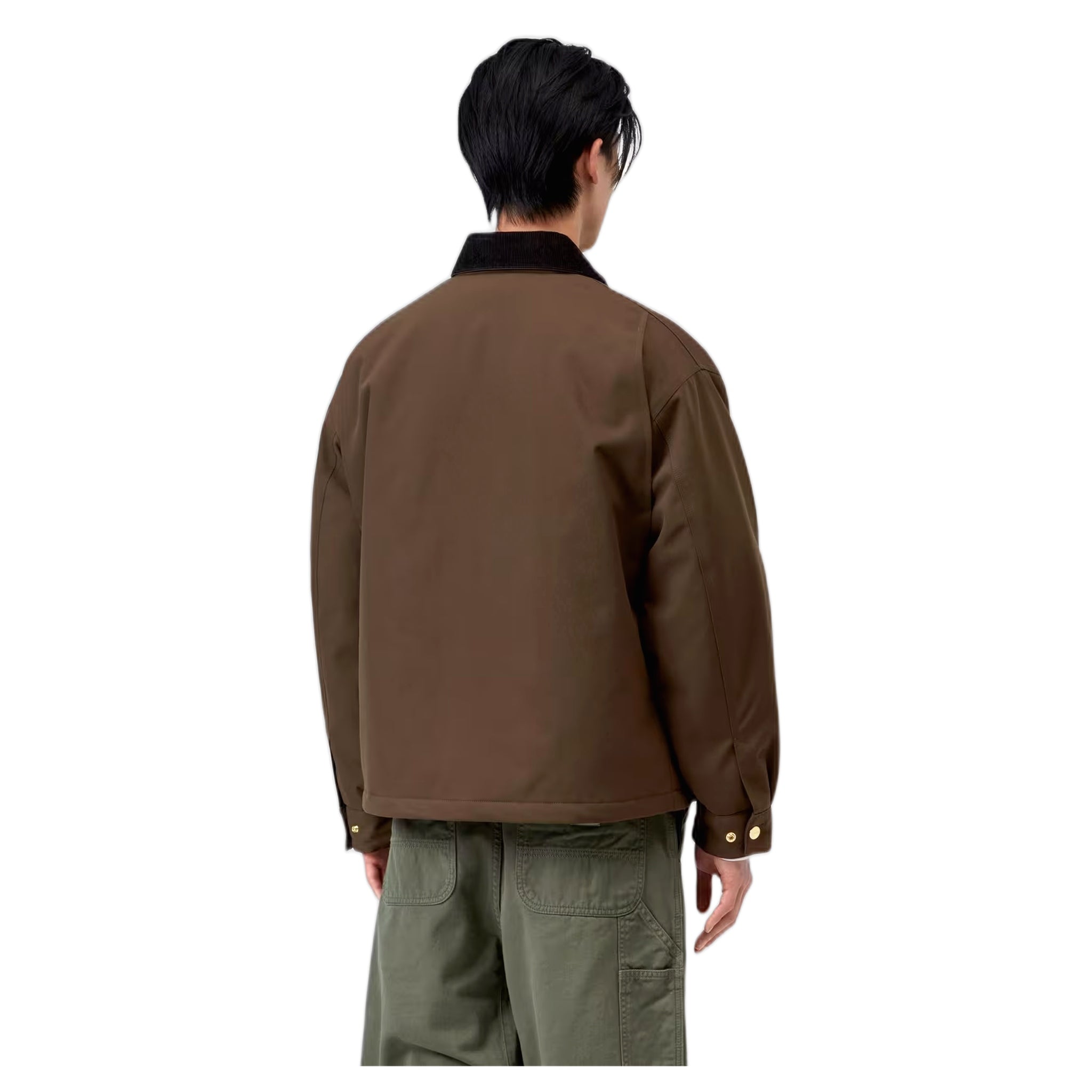 giacca carhartt wip quentin jacket - tobacco / black
