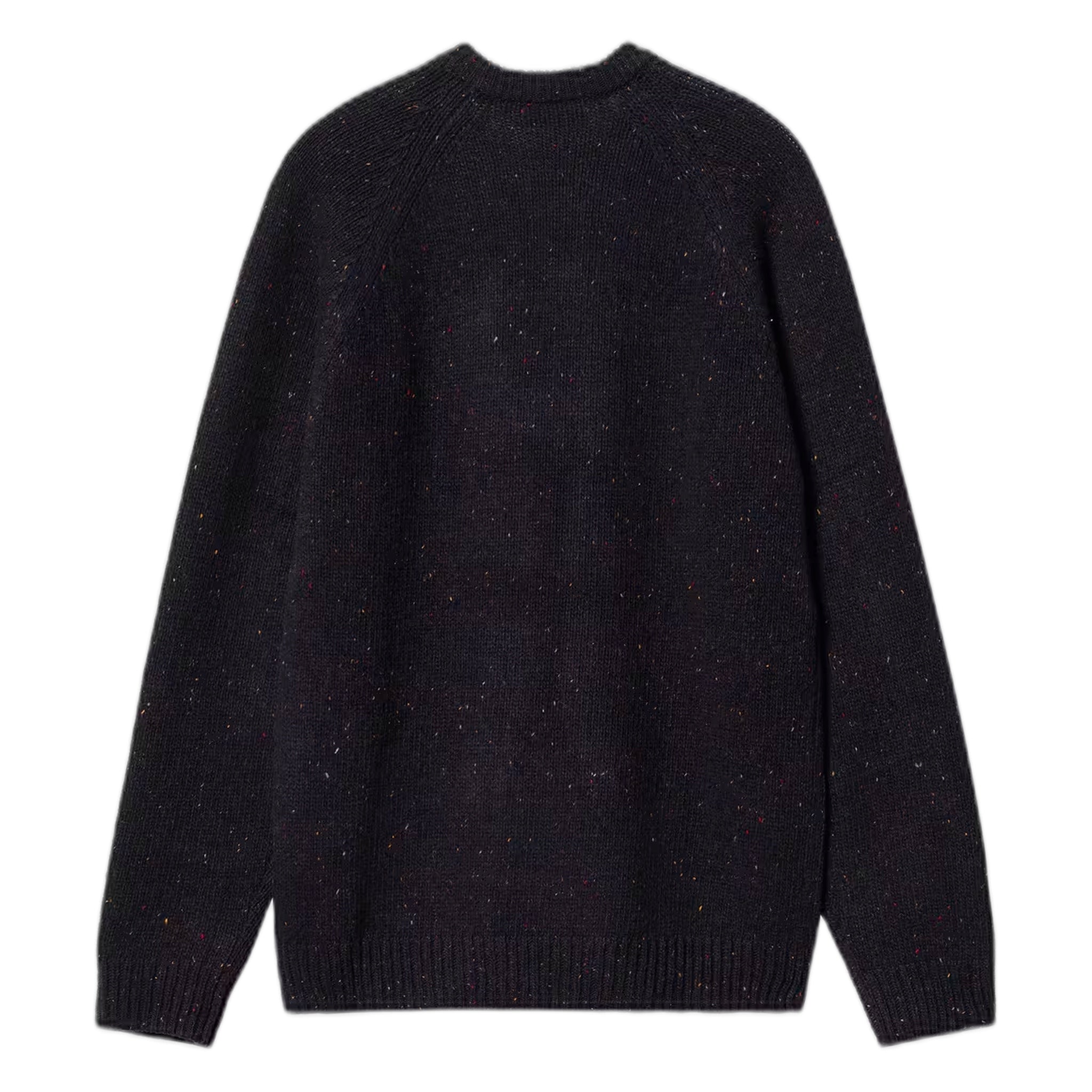 maglione carhartt wip anglistic sweater - speckled dark navy