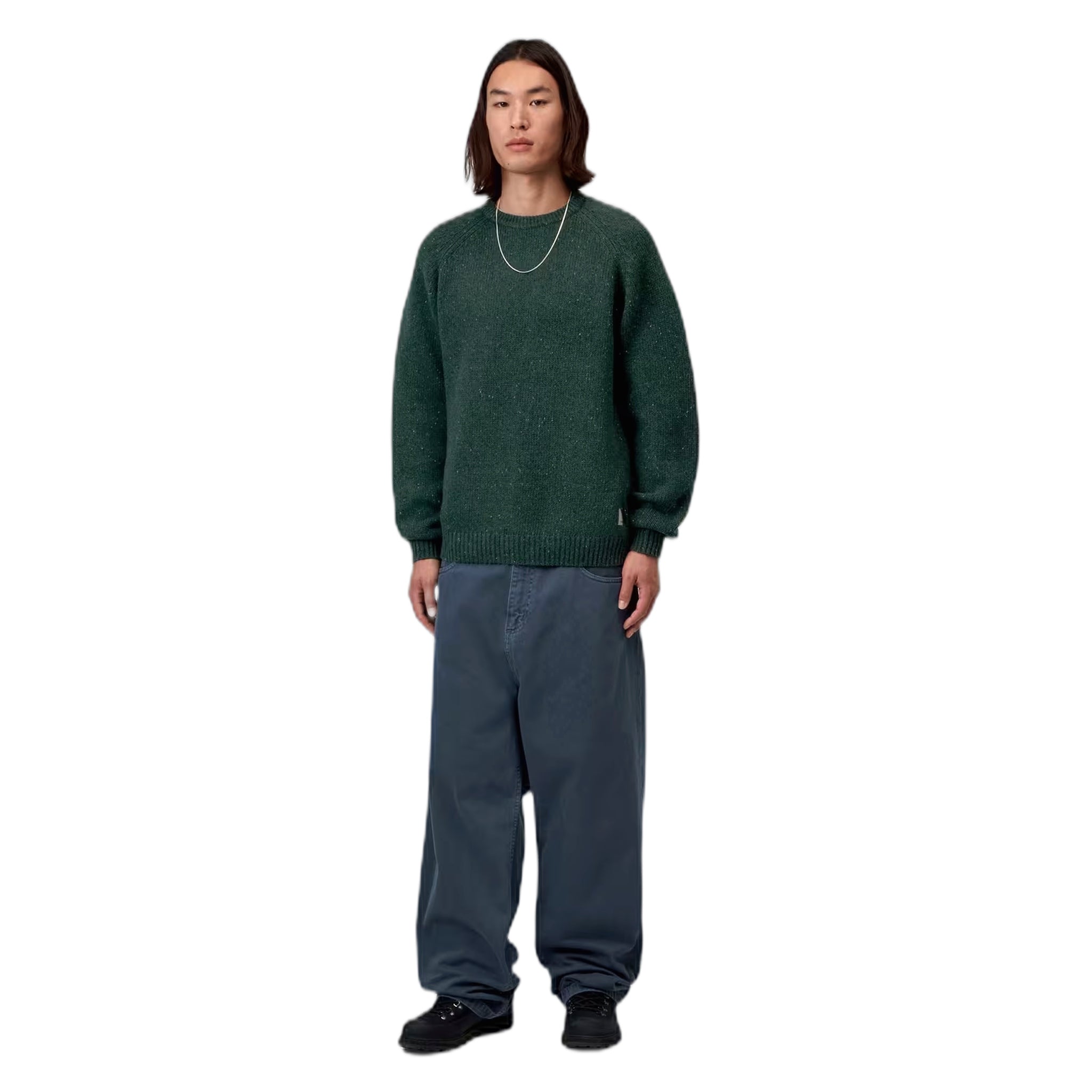 jersey Carhartt Wip suéter anglistico - escarabajo oscuro