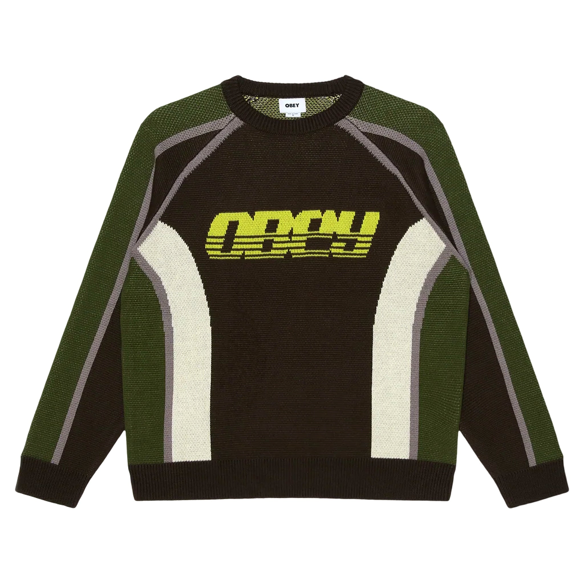 jersey Obey suéter de estadio - marrón multi