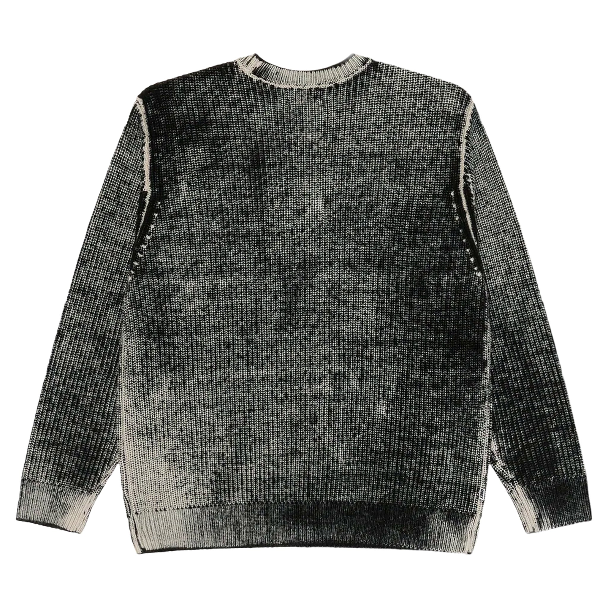 maglione obey spray effect sweater - dark black multi
