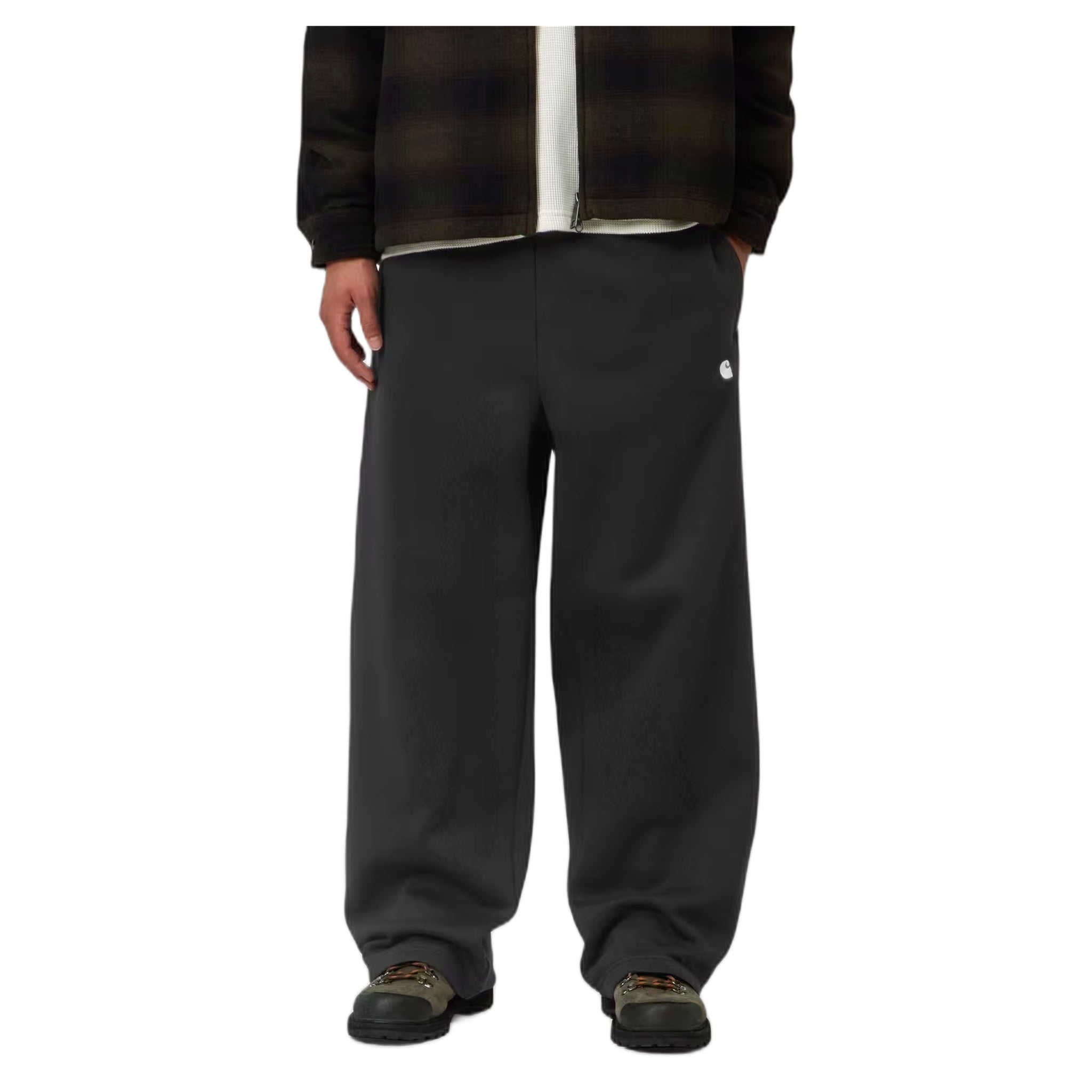 pantalones pantalones Carhartt Wip pantalón de sudor de mack - negro / cera