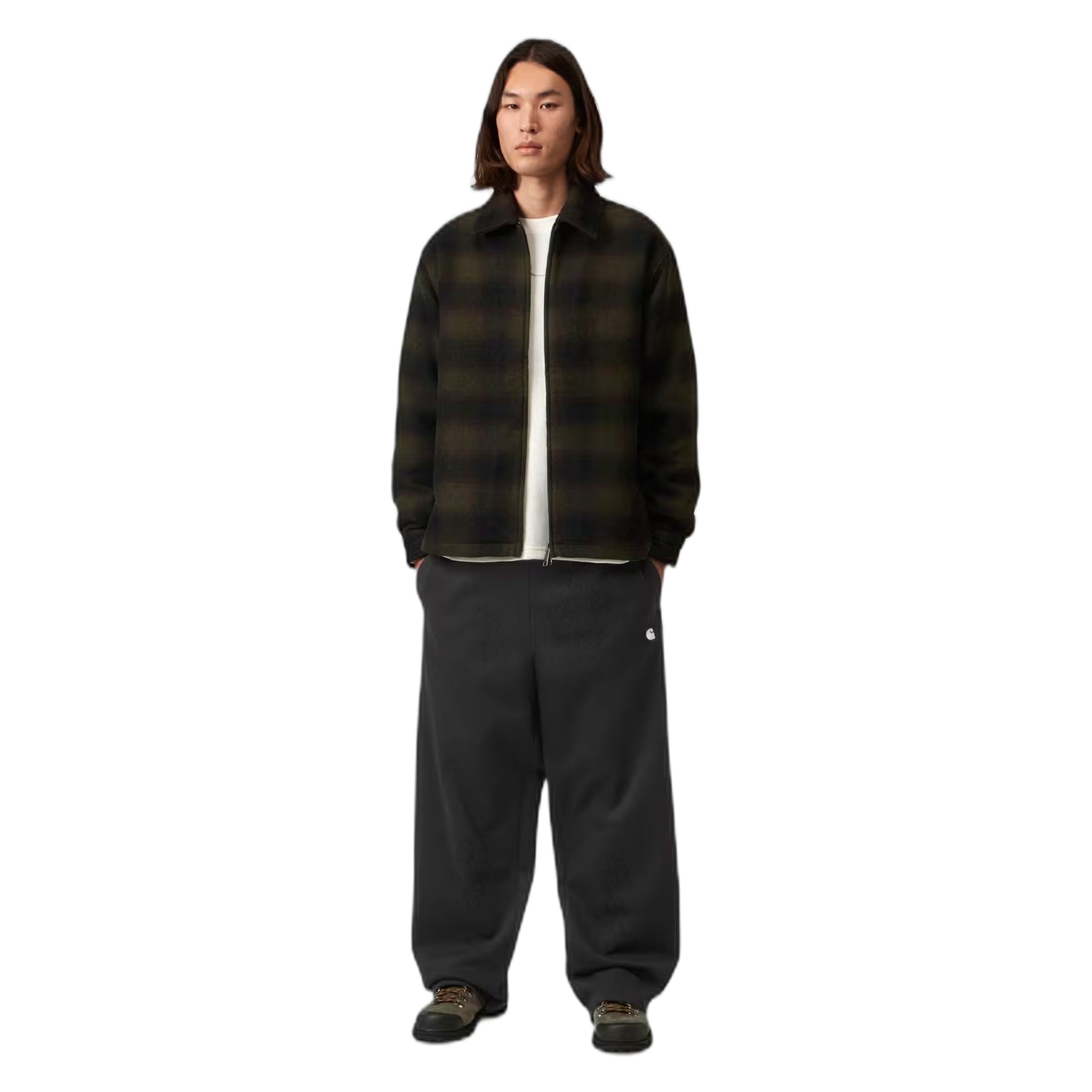 pantalones pantalones Carhartt Wip pantalón de sudor de mack - negro / cera