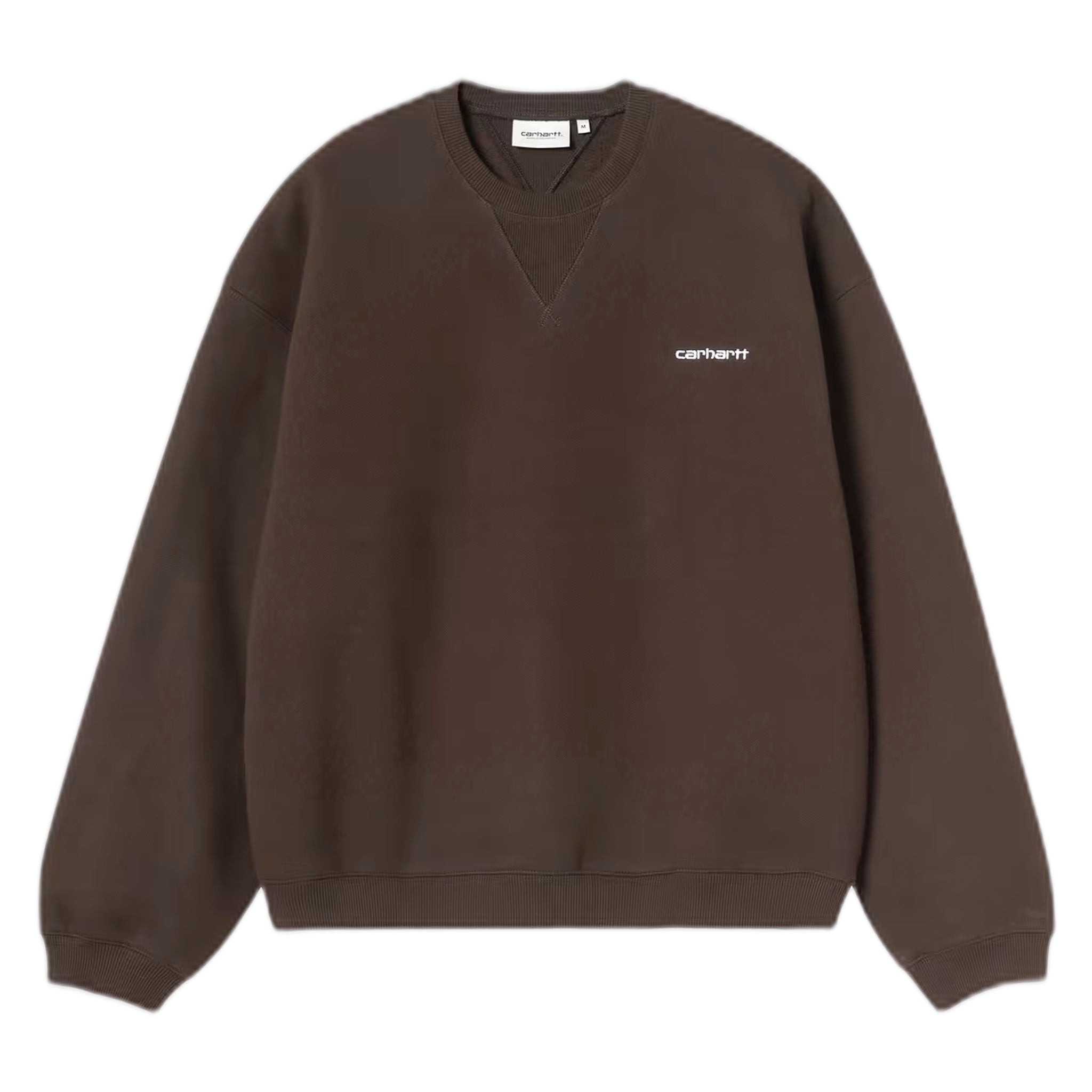 phenol Carhartt Wip Avert sweat - tobacco / white