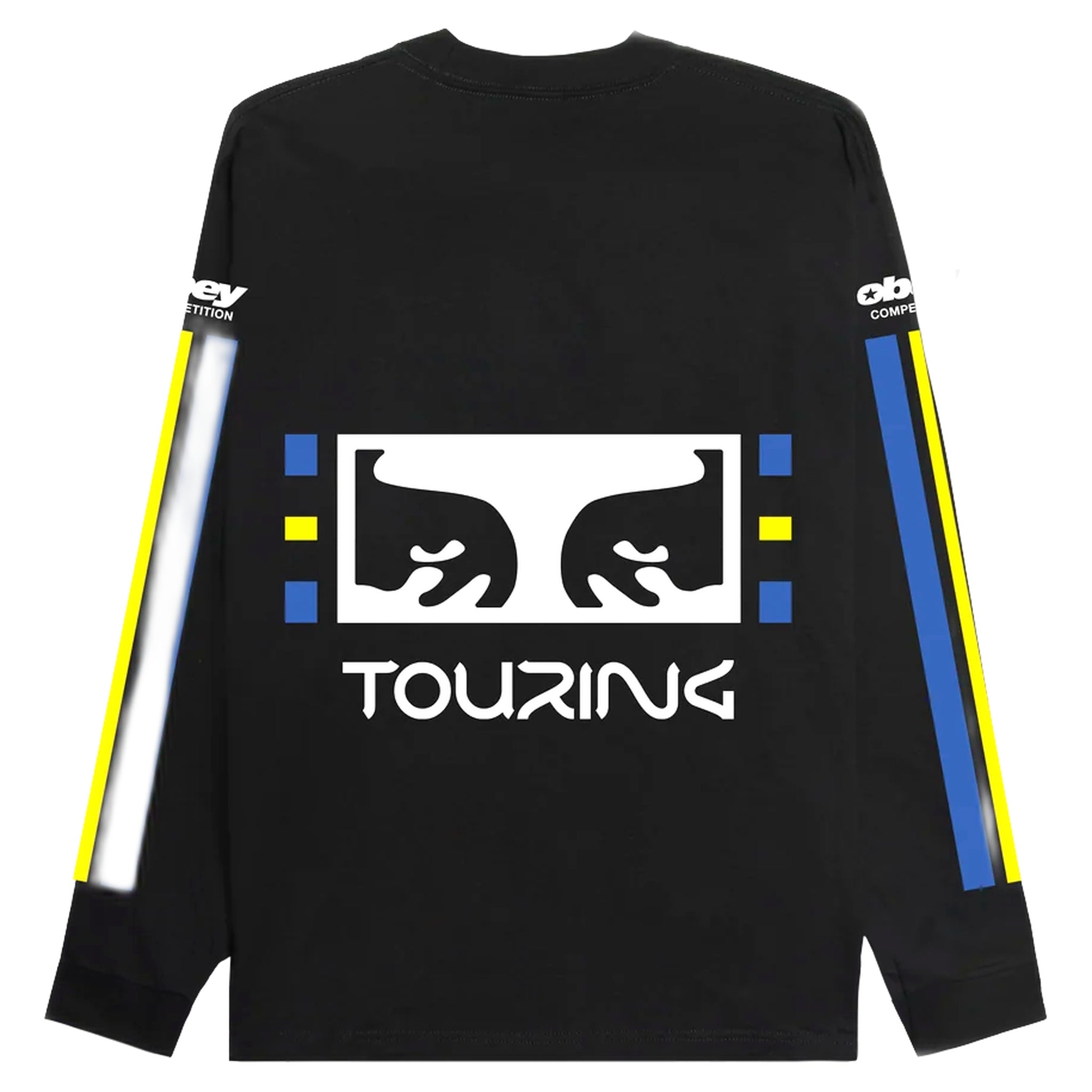 long sleeve obey competition tee ls - black