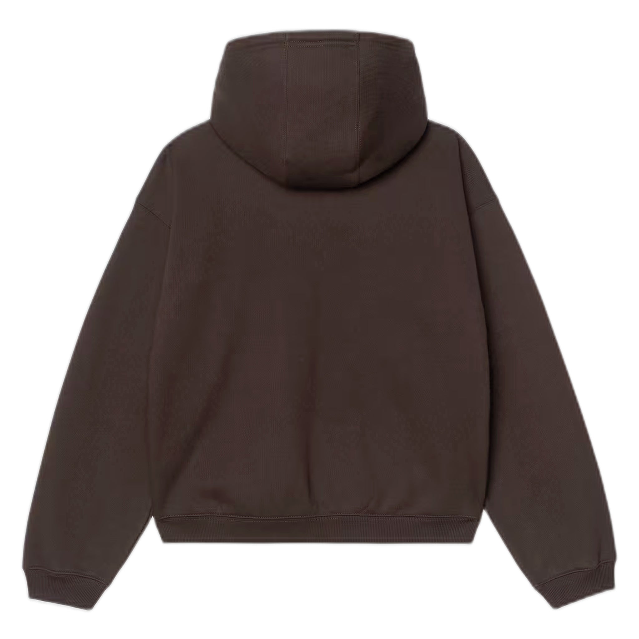 felpa carhartt wip hooded ebbert jacket - tobacco / white