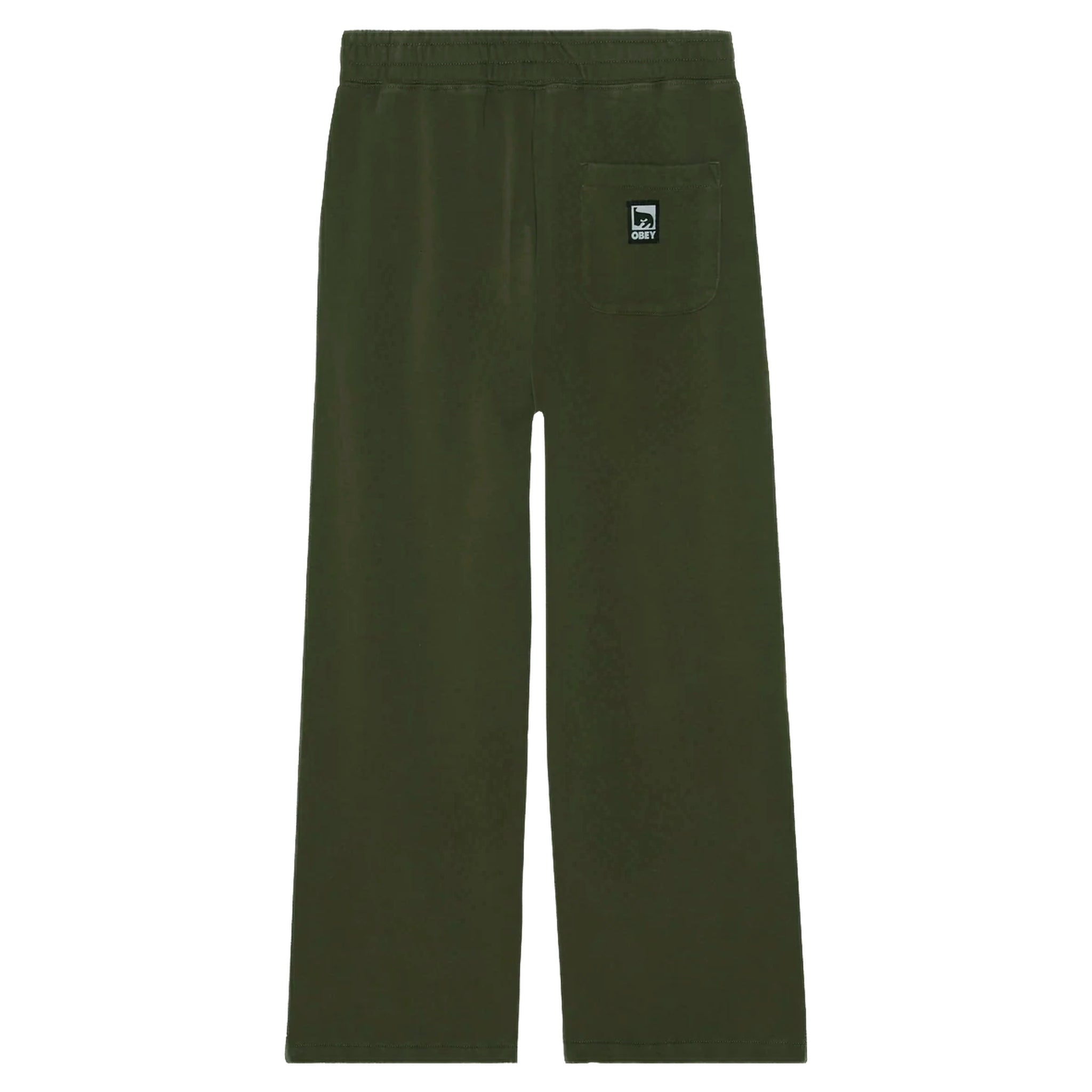 pantaloni obey post sweatpant - dusty black olive