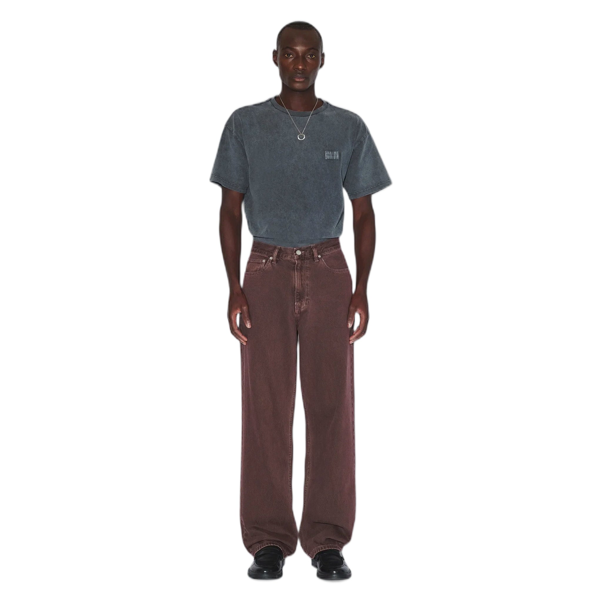 jeans dr.denim omar relaxed - washed aubergine