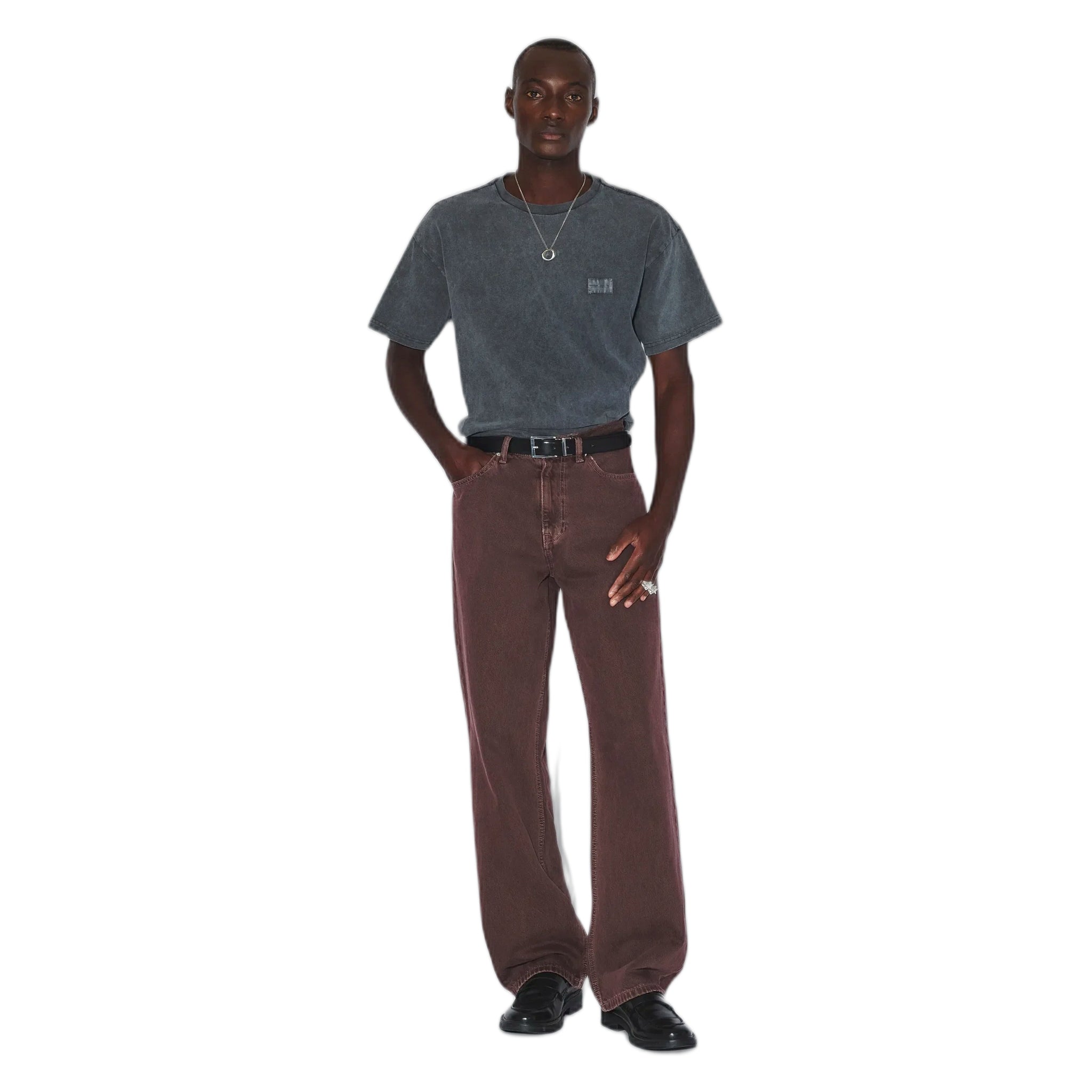 jeans dr.denim omar relaxed - washed aubergine