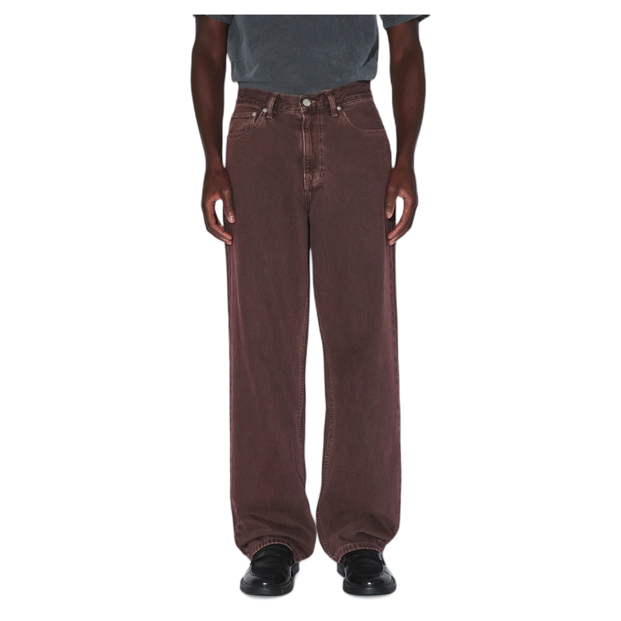 jeans dr.denim omar relaxed - washed aubergine
