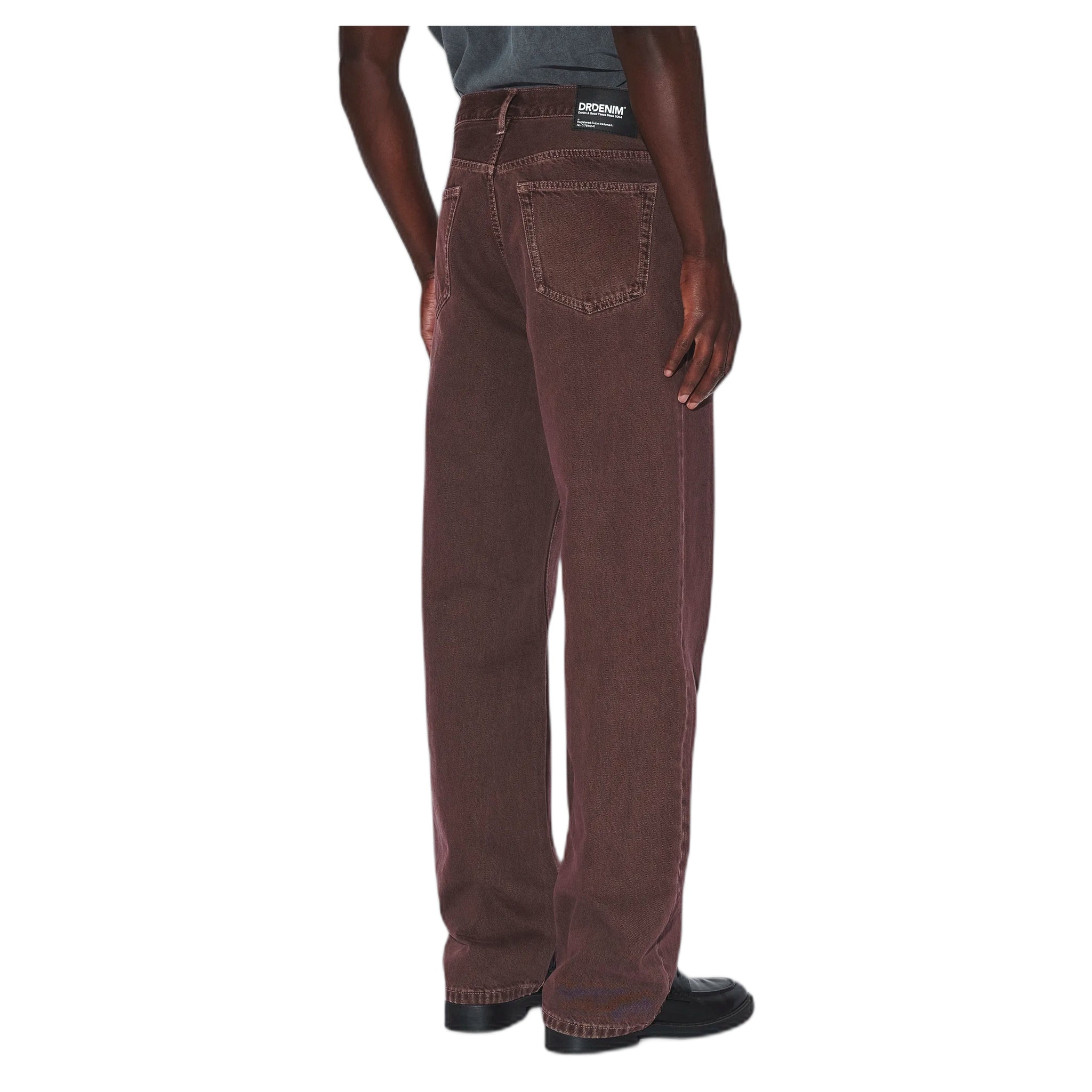 jeans dr.denim omar relaxed - washed aubergine