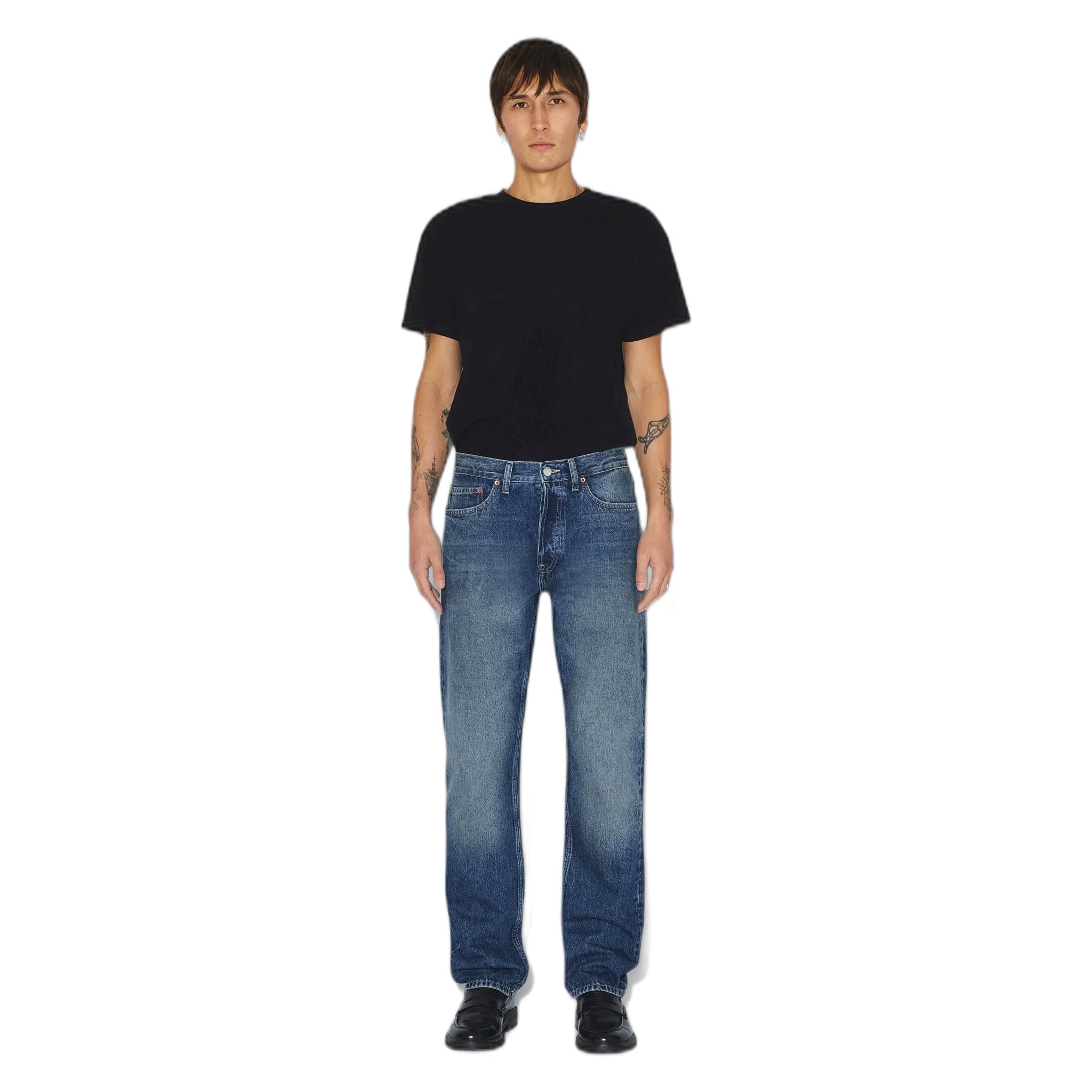 jeans dr.denim dash straight - drif dark used