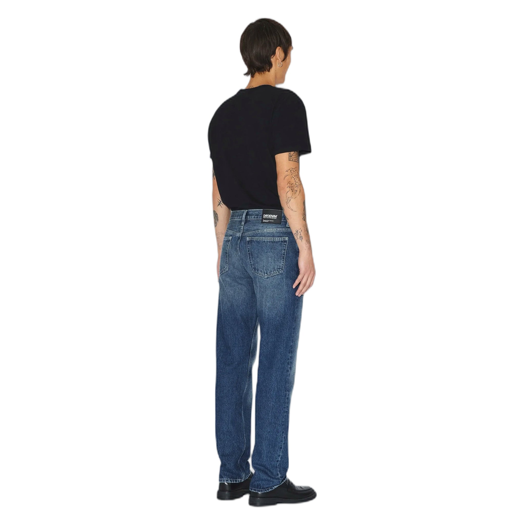 jeans dr.denim dash straight - drif dark used