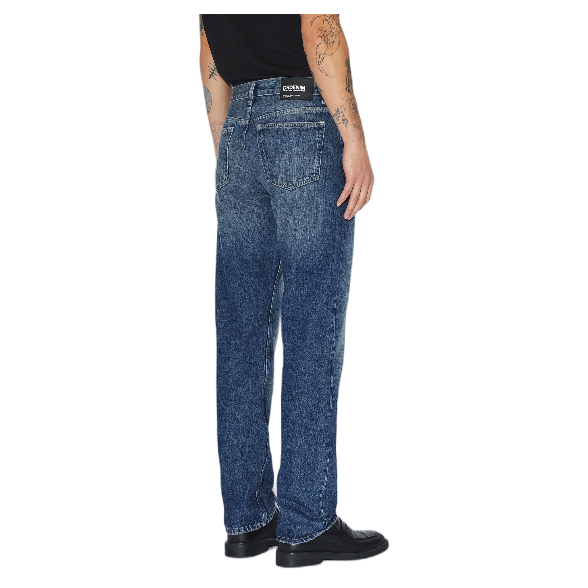 jeans dr.denim dash straight - drif dark used