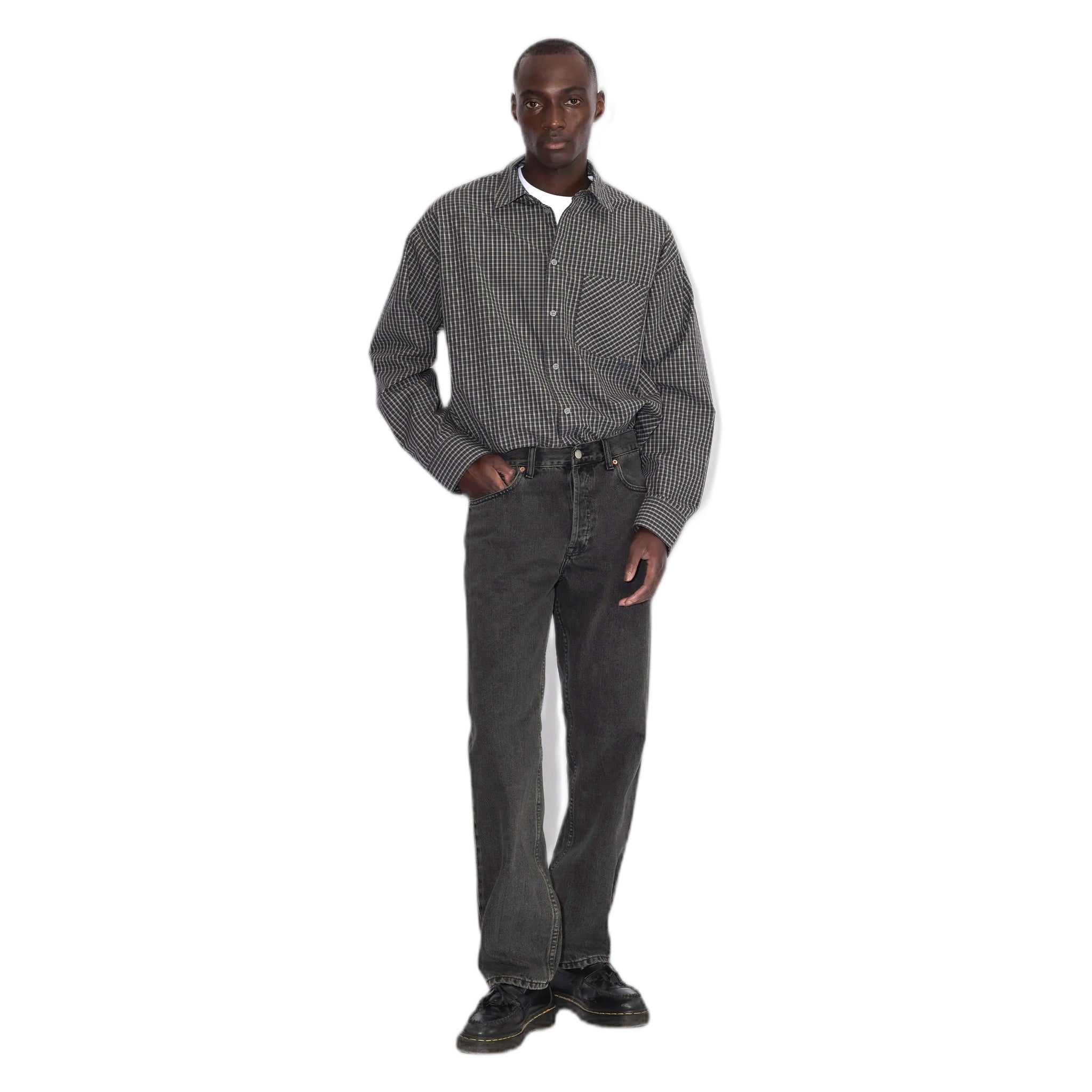 jeans dr.denim dash straight - aged black