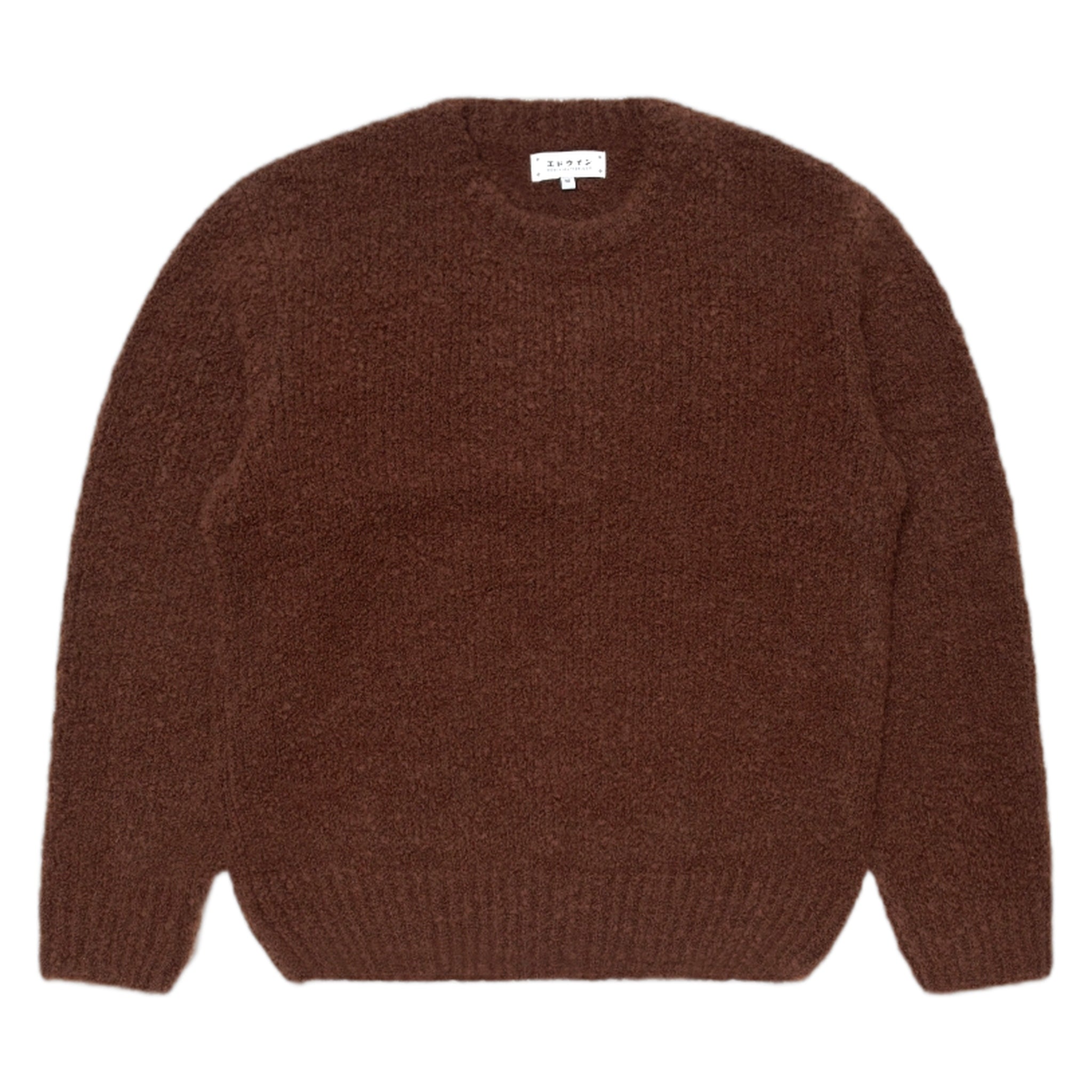 jersey Edwin suéter texturado dun - rum raisin