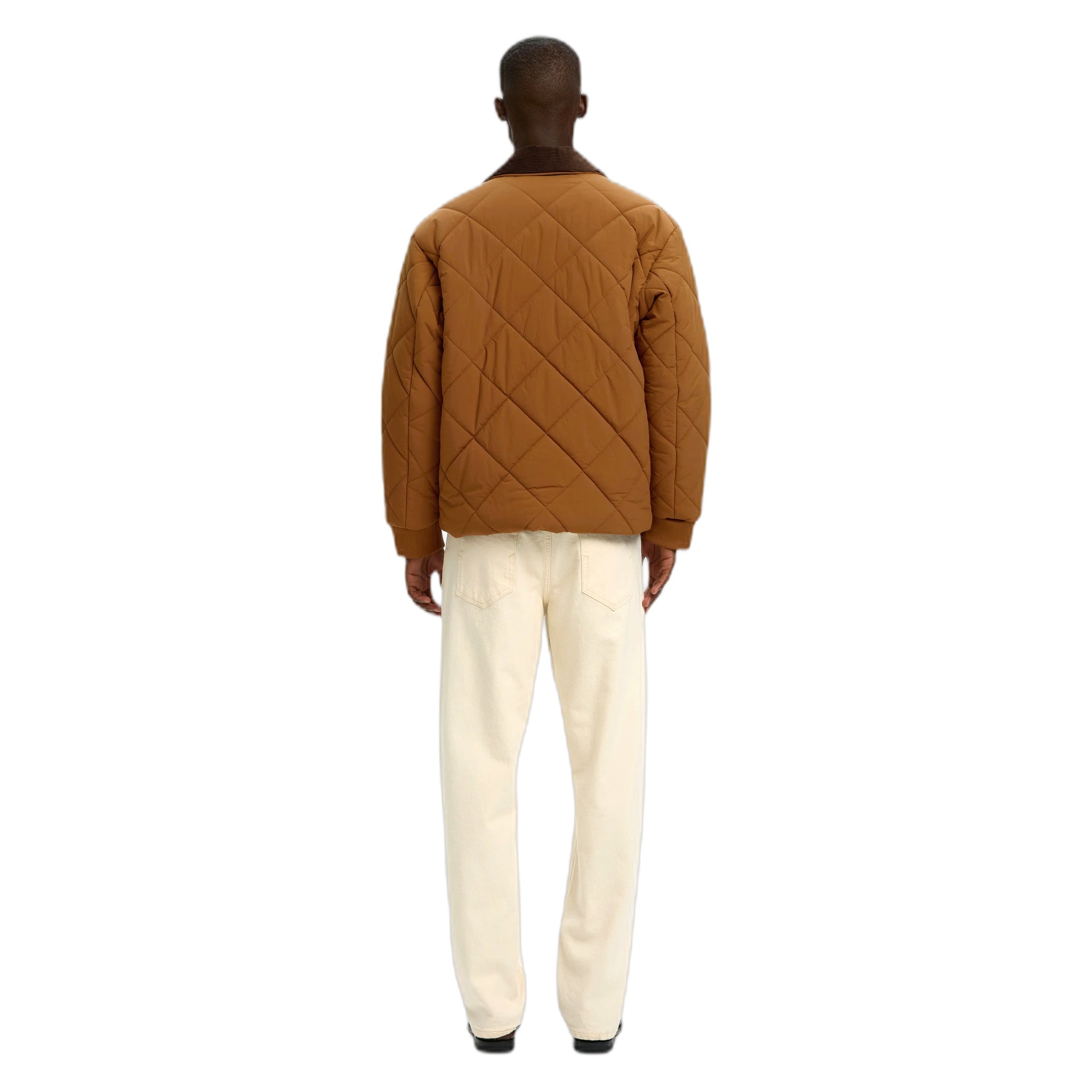 giacca selected homme bryce quilted puffer - monks robe