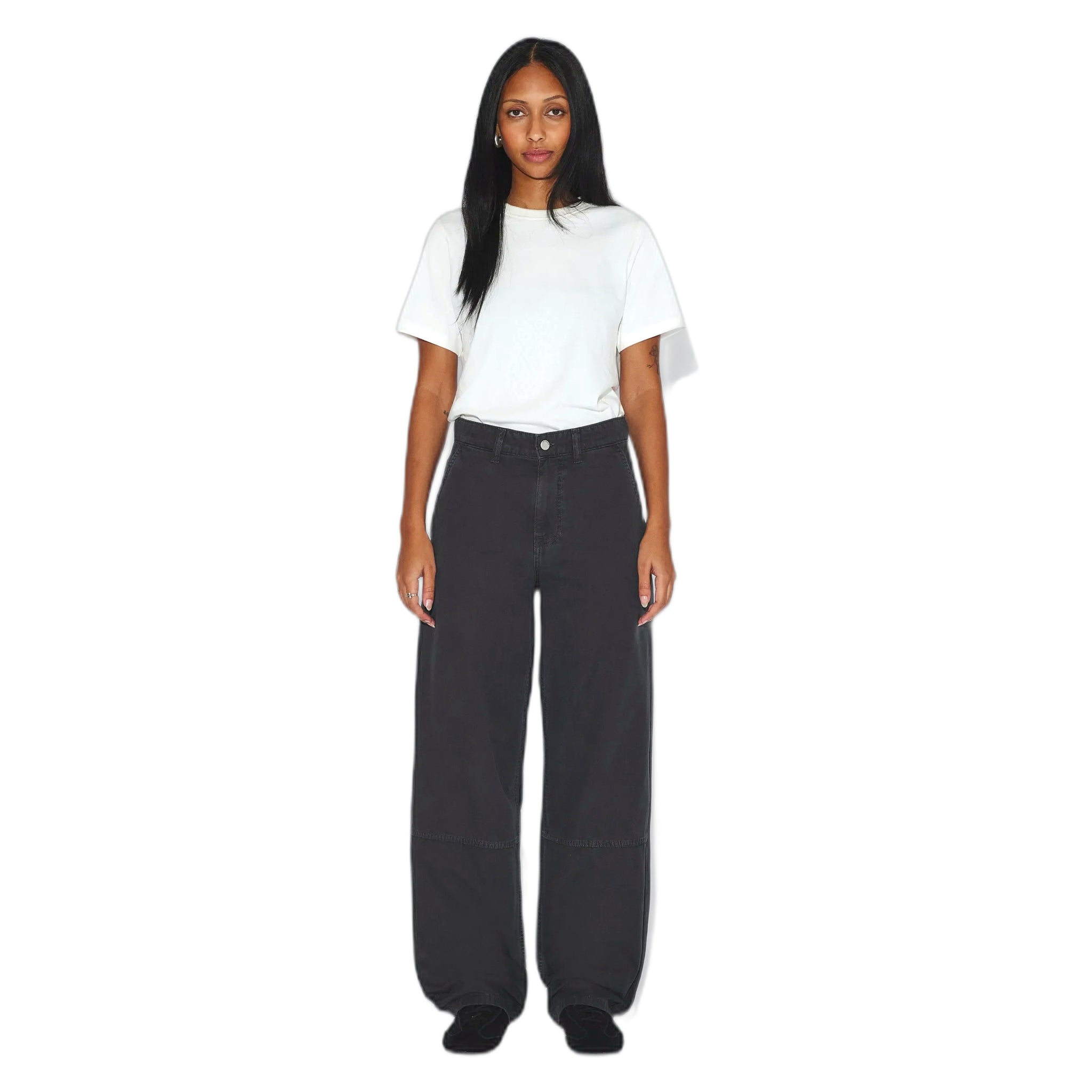 pantaloni dr denim roh pants - washed grey
