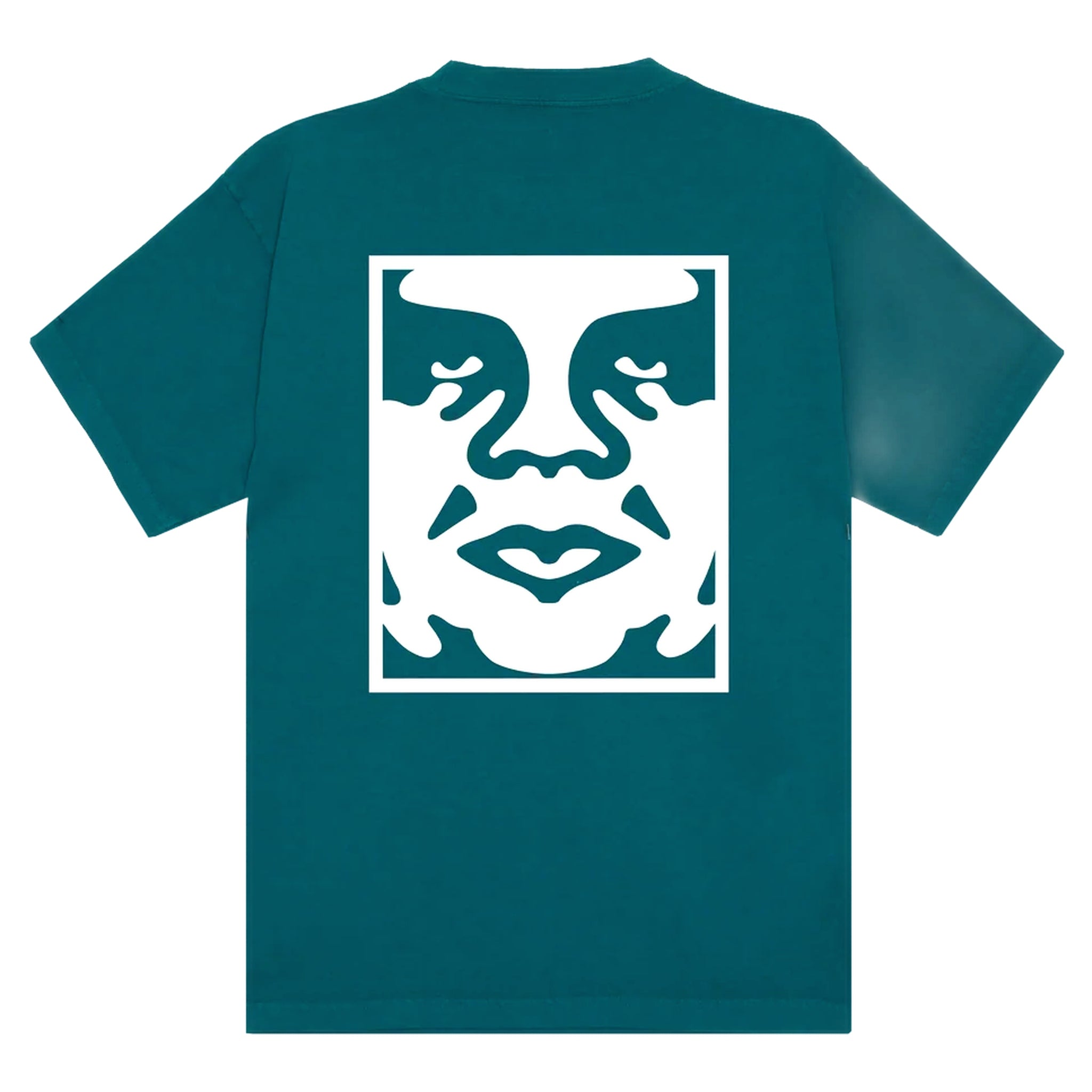 camiseta Obey bold icon face tee - pigmento sombra spruce