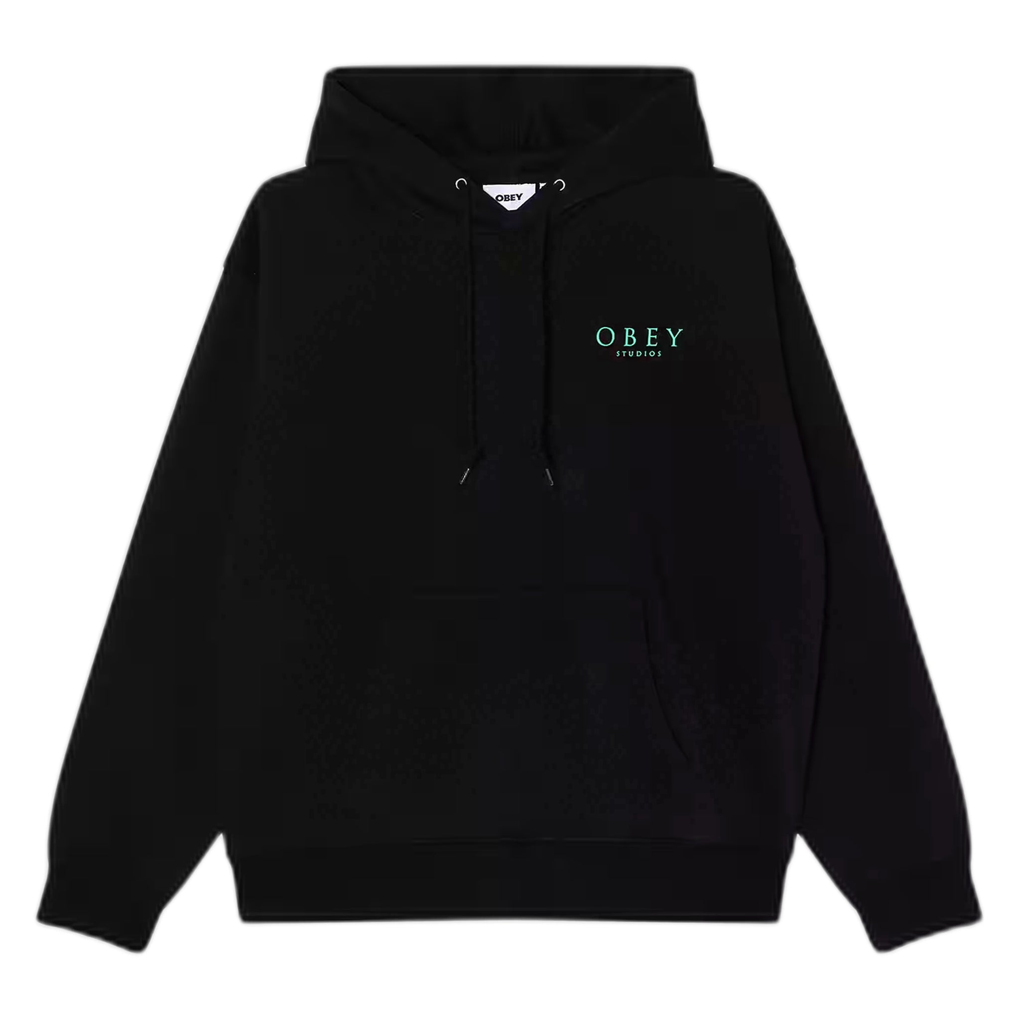 fenol Obey flores robus capucha huida - negro