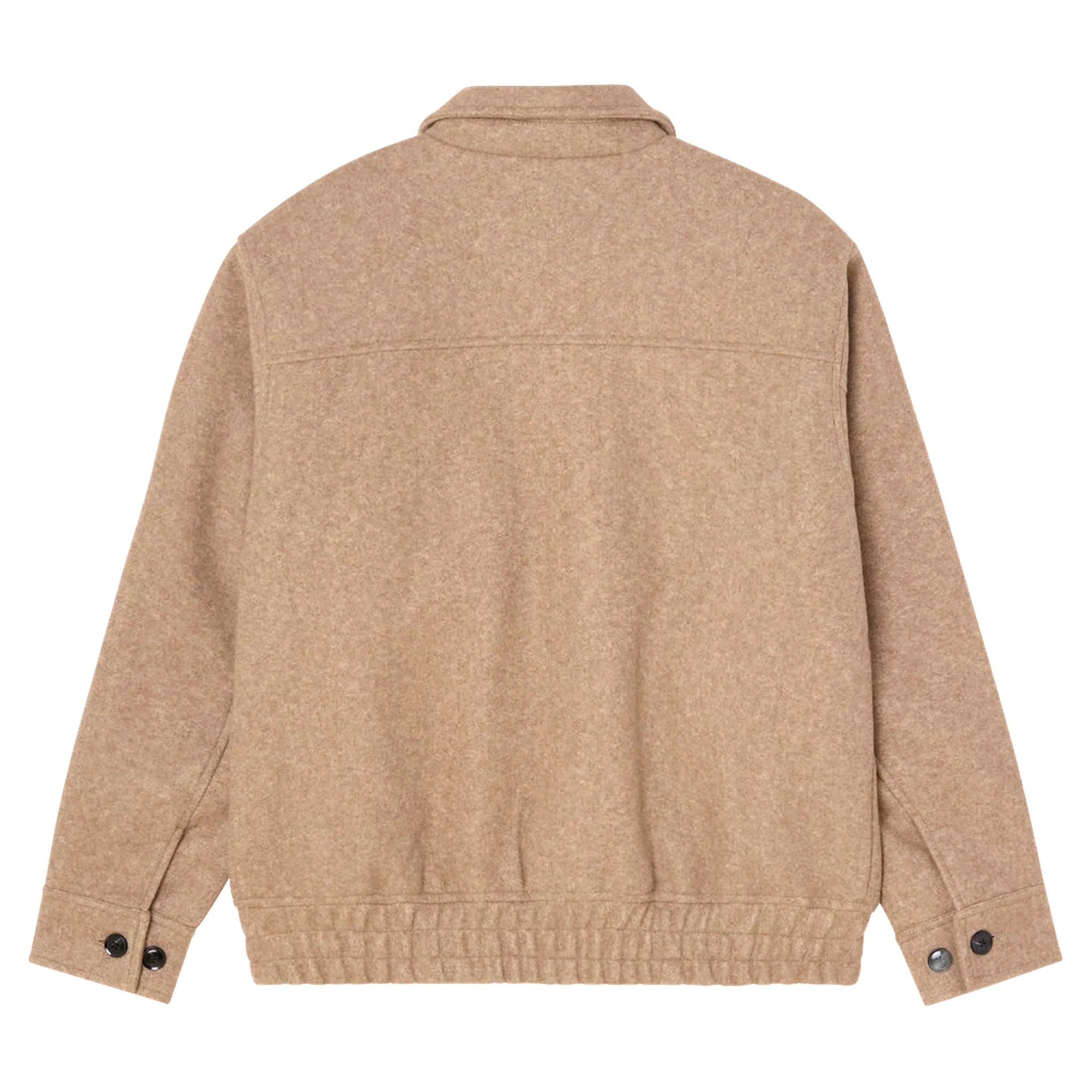 giacca obey ledger blouson jacket - latte